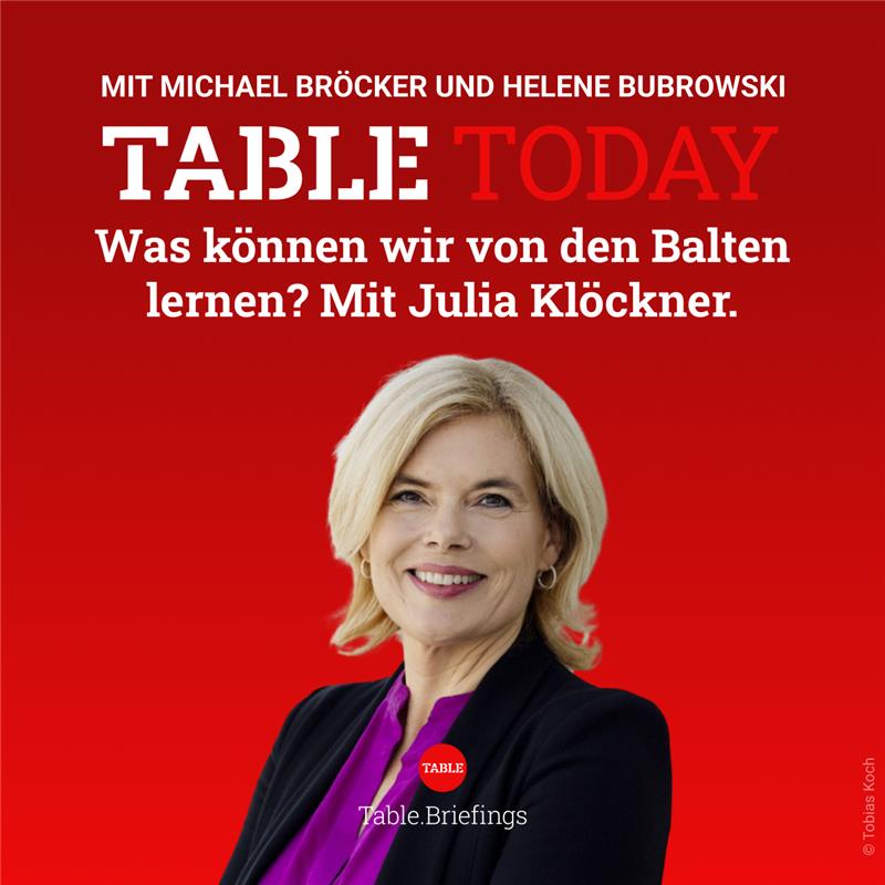 Was können wir von den Balten lernen? Mit Julia Klöckner.
