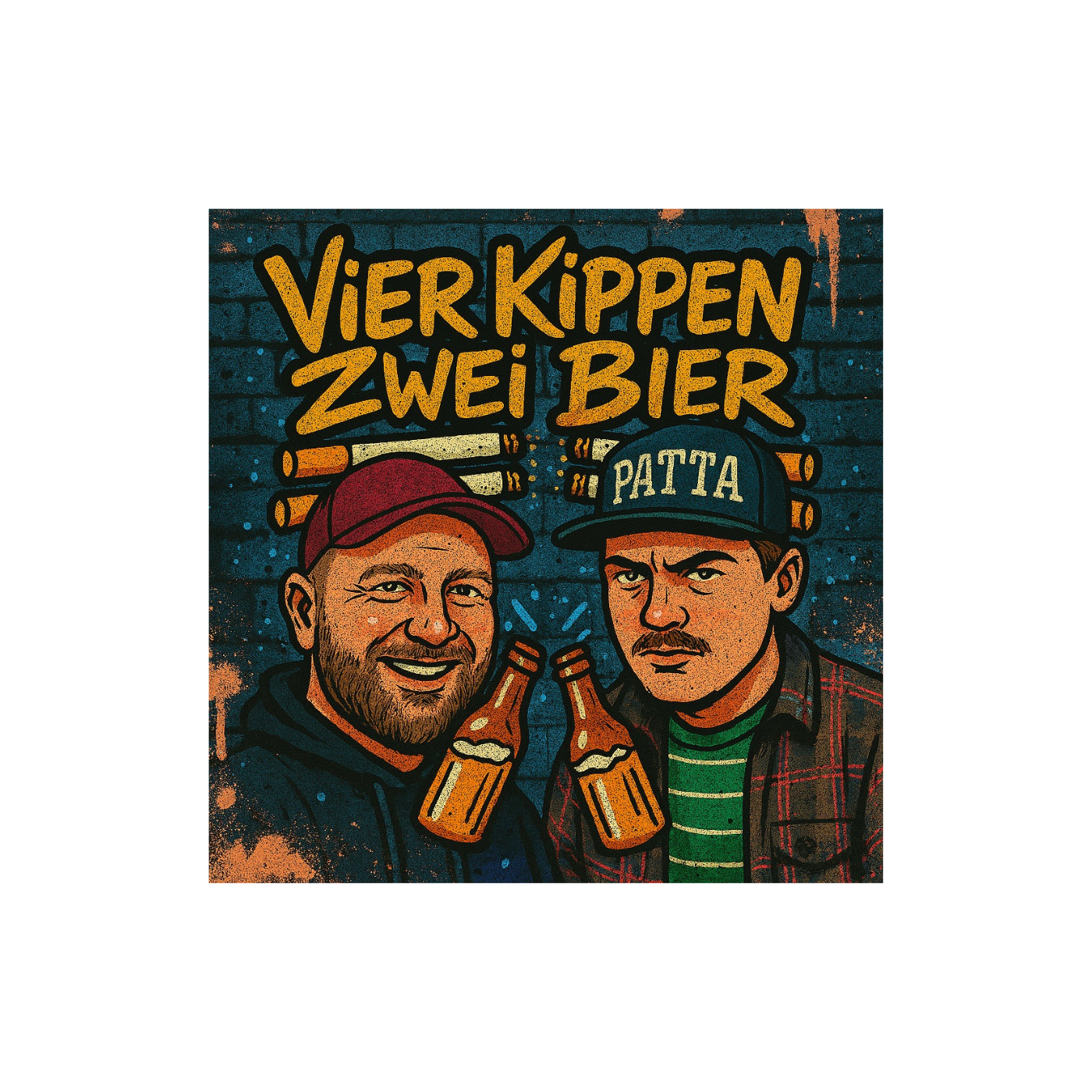 Vier Kippen Zwei Bier