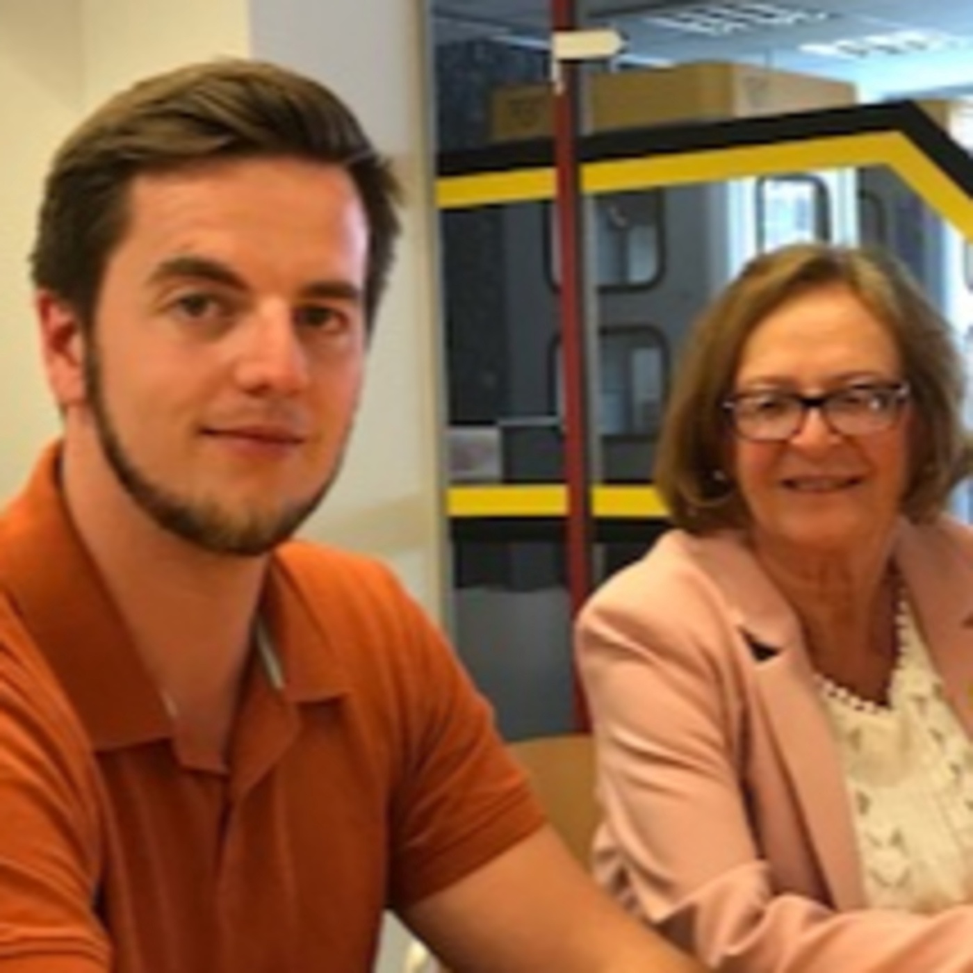 Maximilian Reutterer und Hilda Rosenkranz mit Tipps im Umgang mit blinden und sehschwachen Menschen