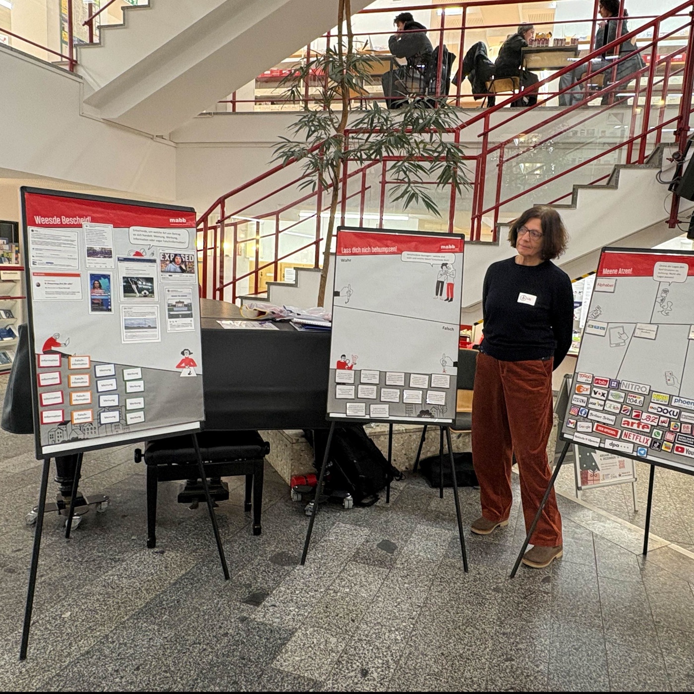 Aktionstag gegen Rassismus, Diskriminierung und Antisemitismus in der Mark-Twain-Bibliothek 