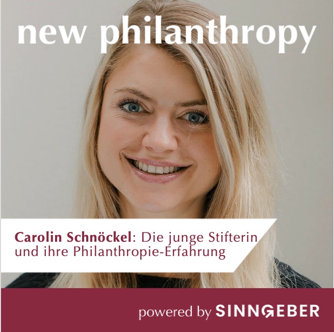 Caroline Schnoeckel: junge Stifterin und Philanthropin
