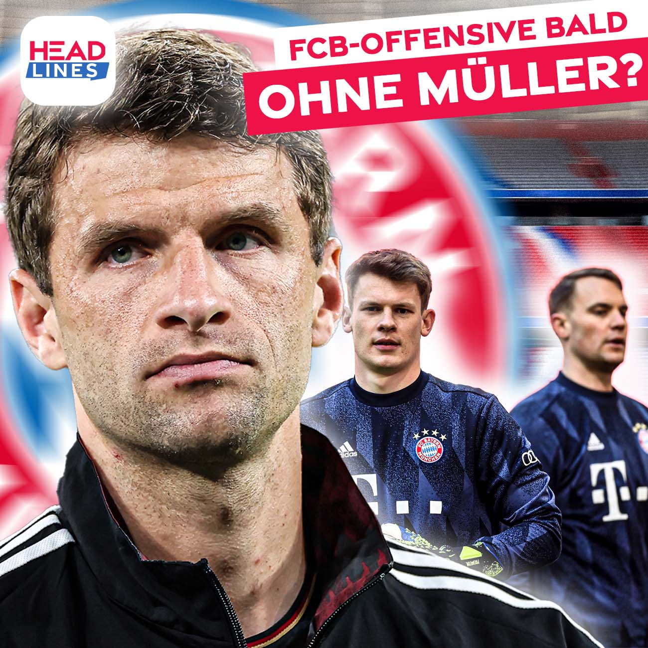 FCBinside Headlines: FCB-Offensive ohne Müller & Was planen die Bayern mit Nübel?