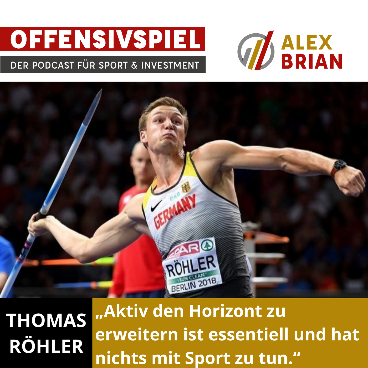 #55 Teil 2: Warum du auch bei der Sportauswahl deinem Herzen folgen solltest? Olympiasieger Thomas Röhler verrät es dir