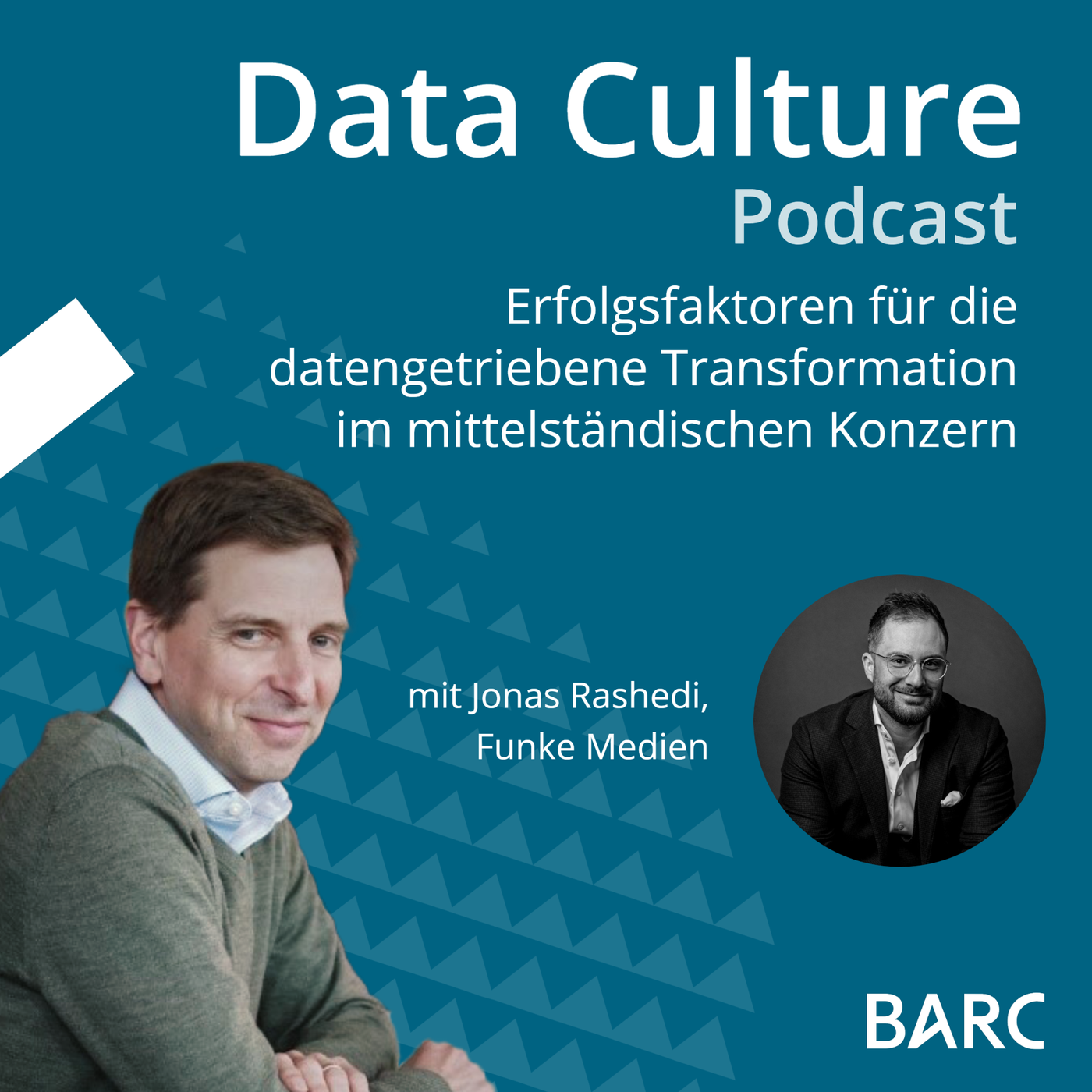 Erfolgsfaktoren für die datengetriebene Transformation im mittelständischen Konzern – mit Jonas Rashedi, Funke Medien