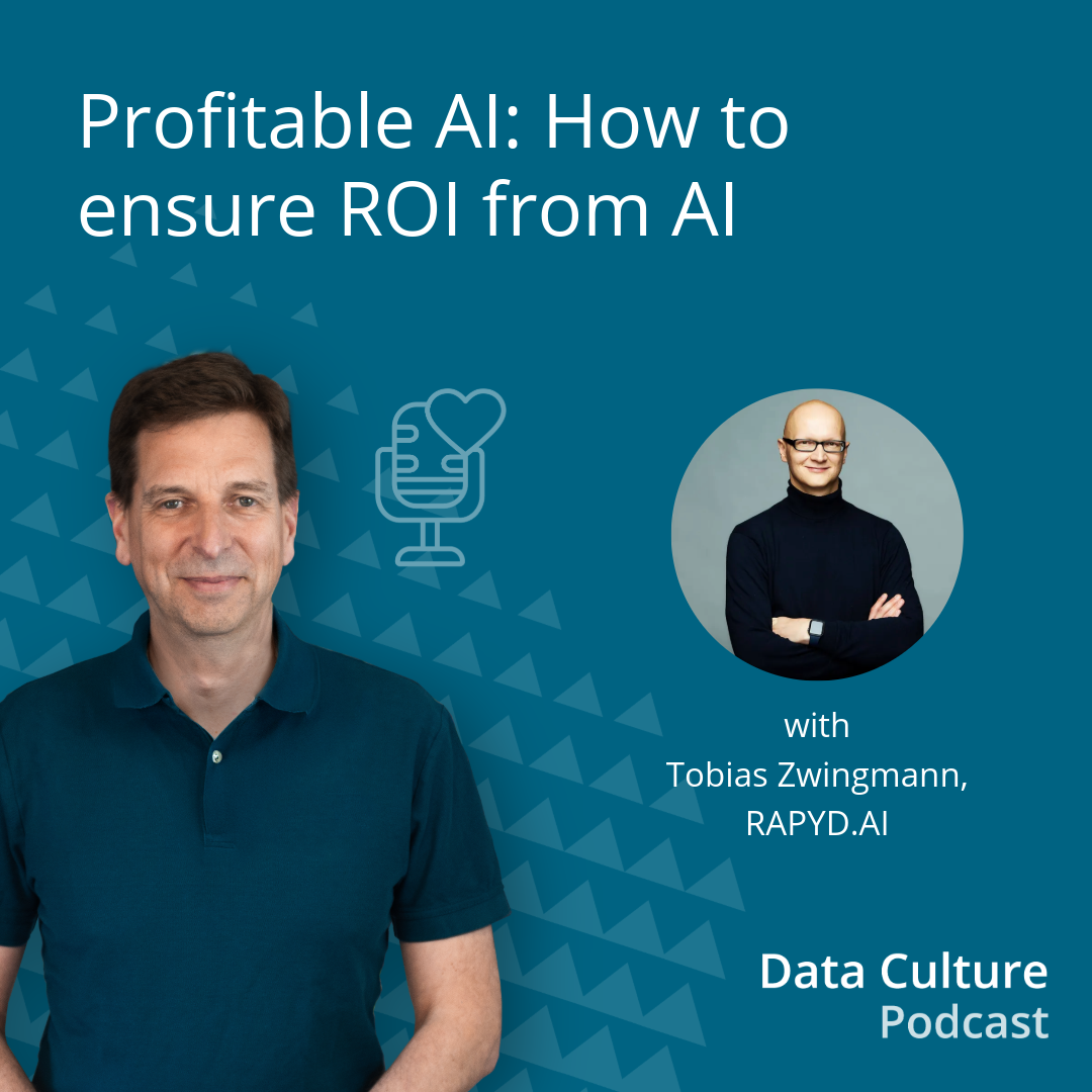 Profitable AI: How to ensure ROI from AI – with Tobias Zwingmann, RAPYD.AI 