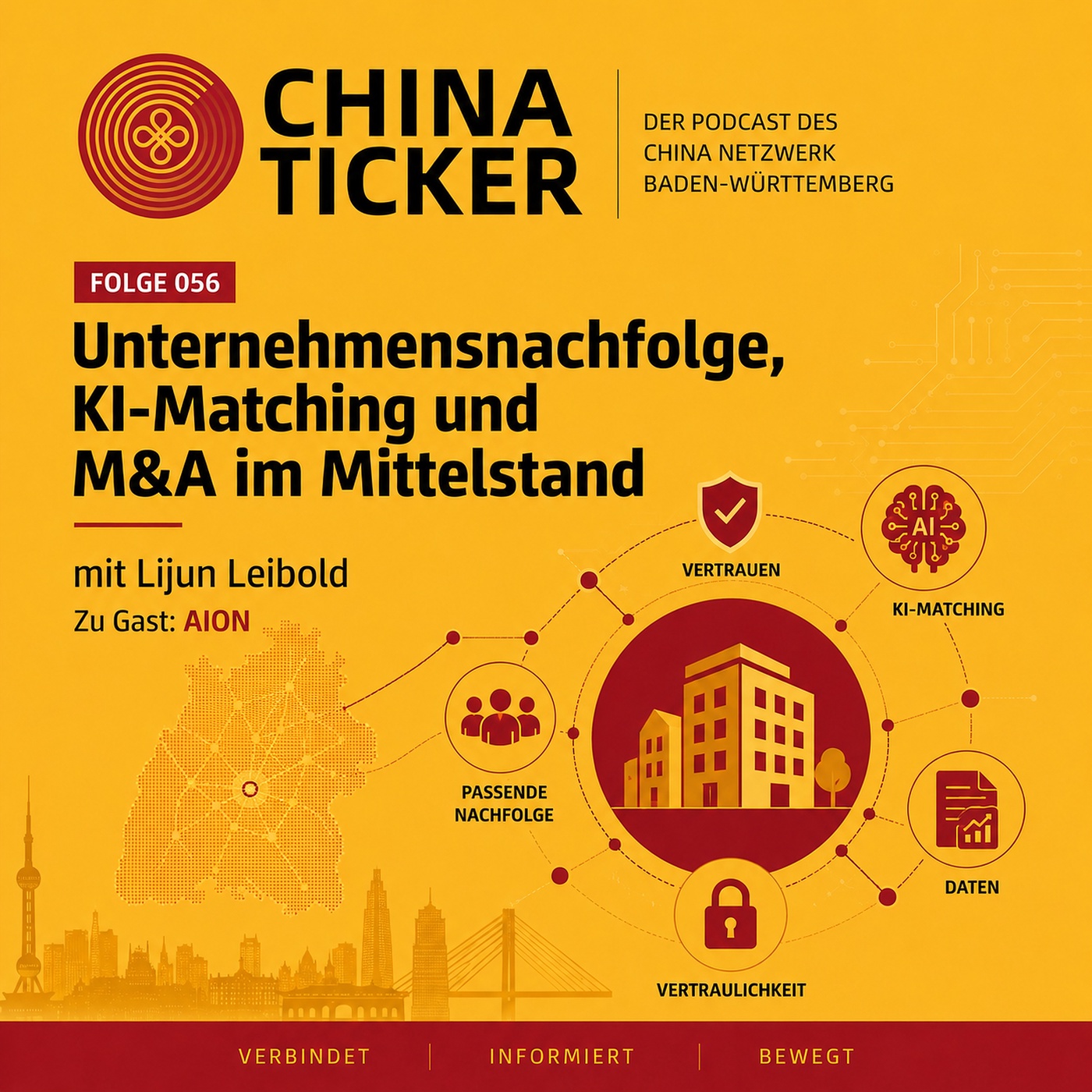 056 Unternehmensnachfolge, KI-Matching und M&A im Mittelstand – mit Lijun Leibold von AION
