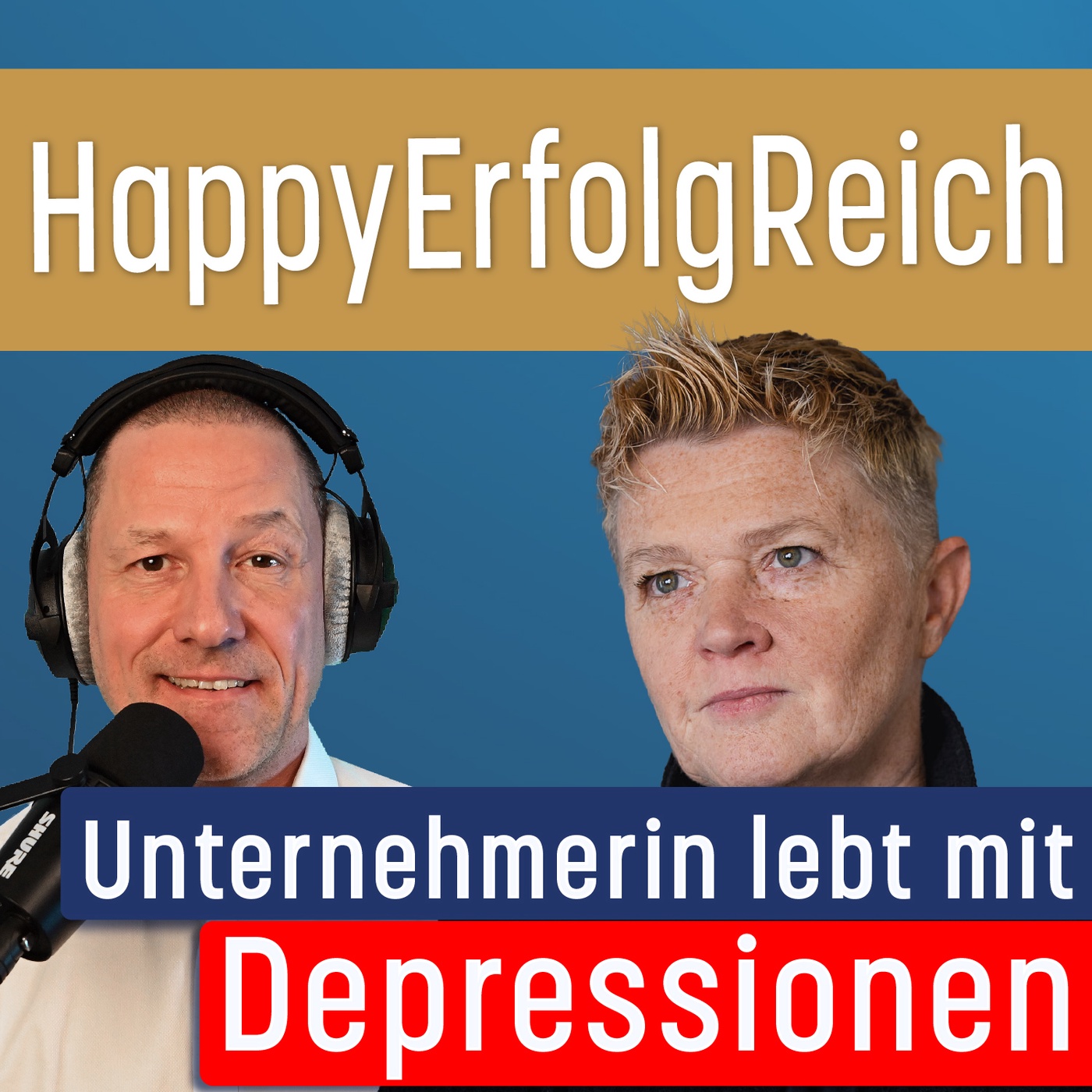 Sie lebt als Unternehmerin offen mit Depression