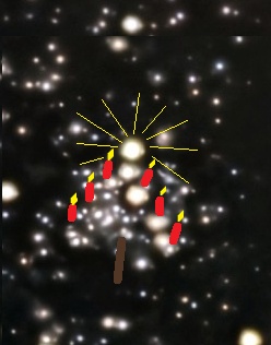 AK047 Weihnachten am Sternenhimmel