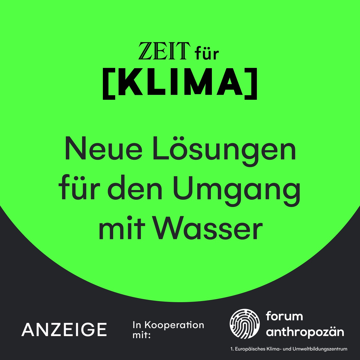 Kluge Lösungen für den Umgang mit Wasser