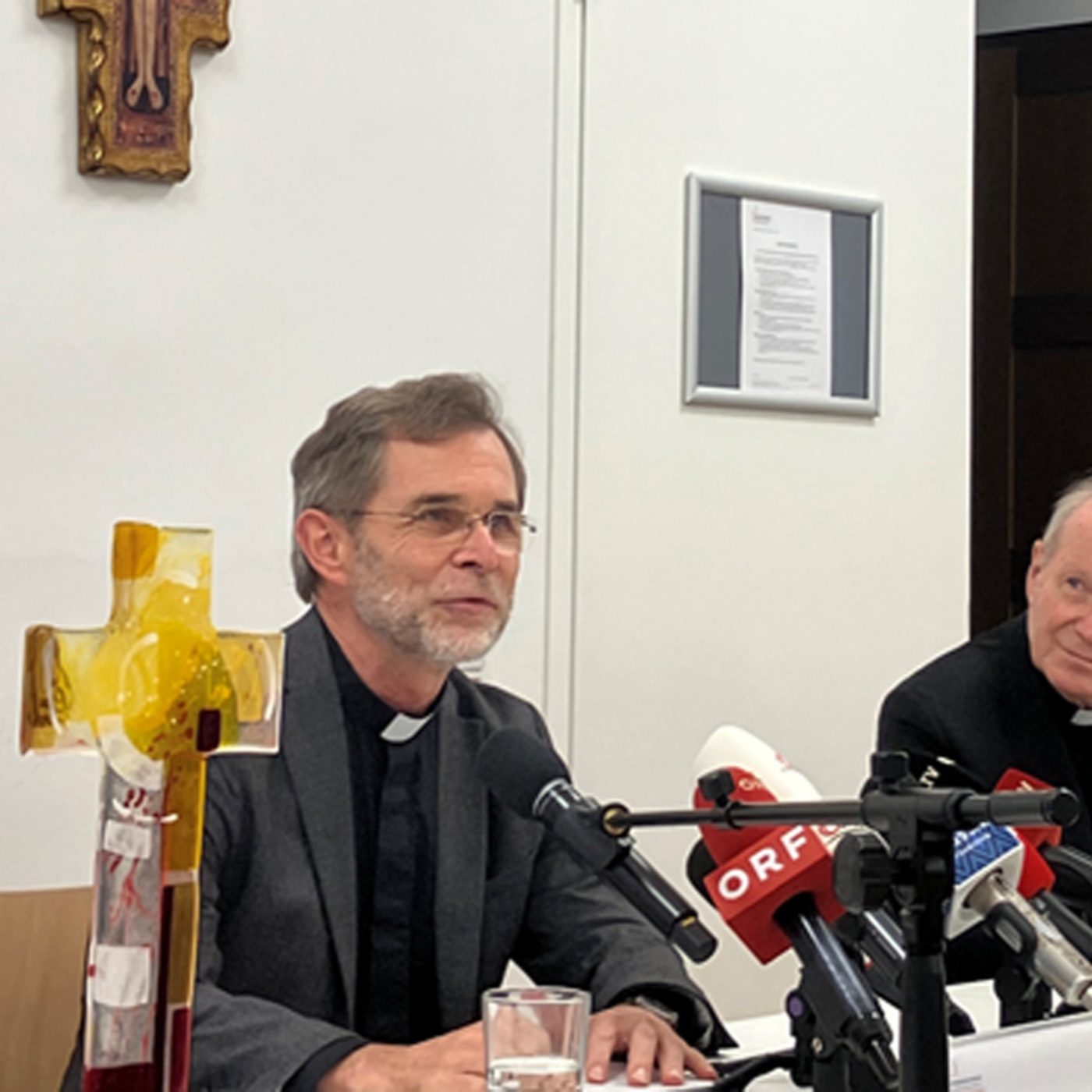 Erstes Pressegespräch von Josef Grünwidl nach Bischofsernennung