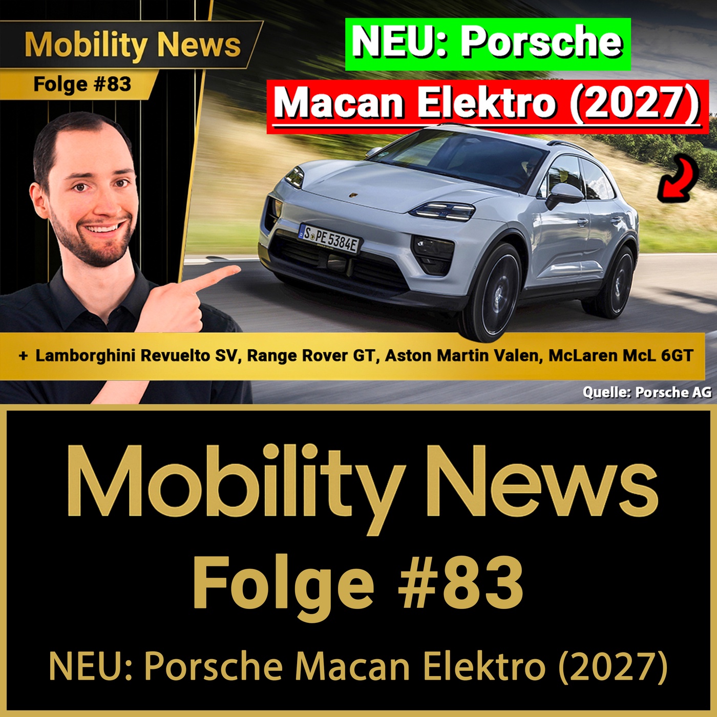 NEU: Porsche Macan Elektro (2027): Warum teilweise 45 % PREISVORTEIL helfen soll! Mobility News #83