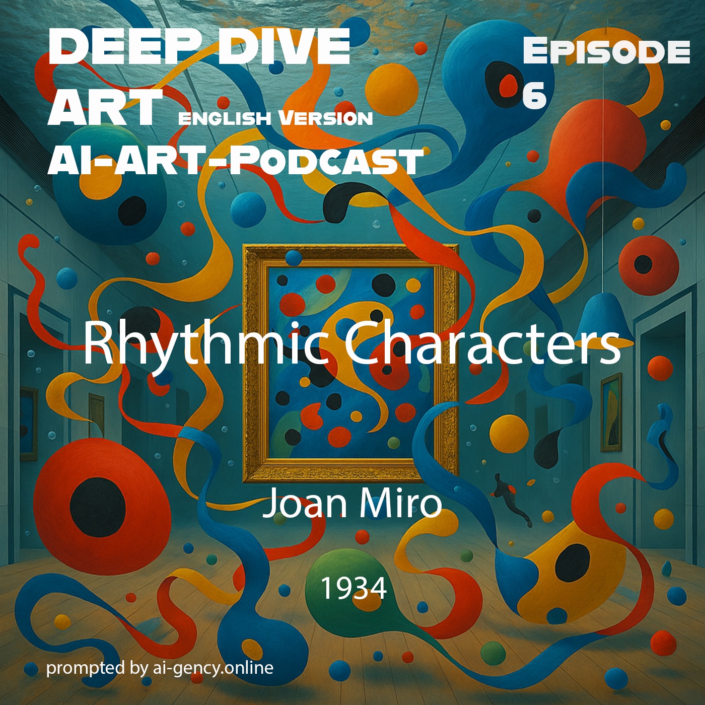 Rhythmic characters // Joan Miro