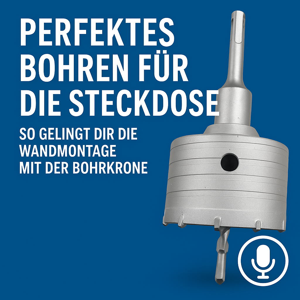 Perfektes Bohren für die Steckdose – So gelingt dir die Wandmontage mit der Bohrkrone