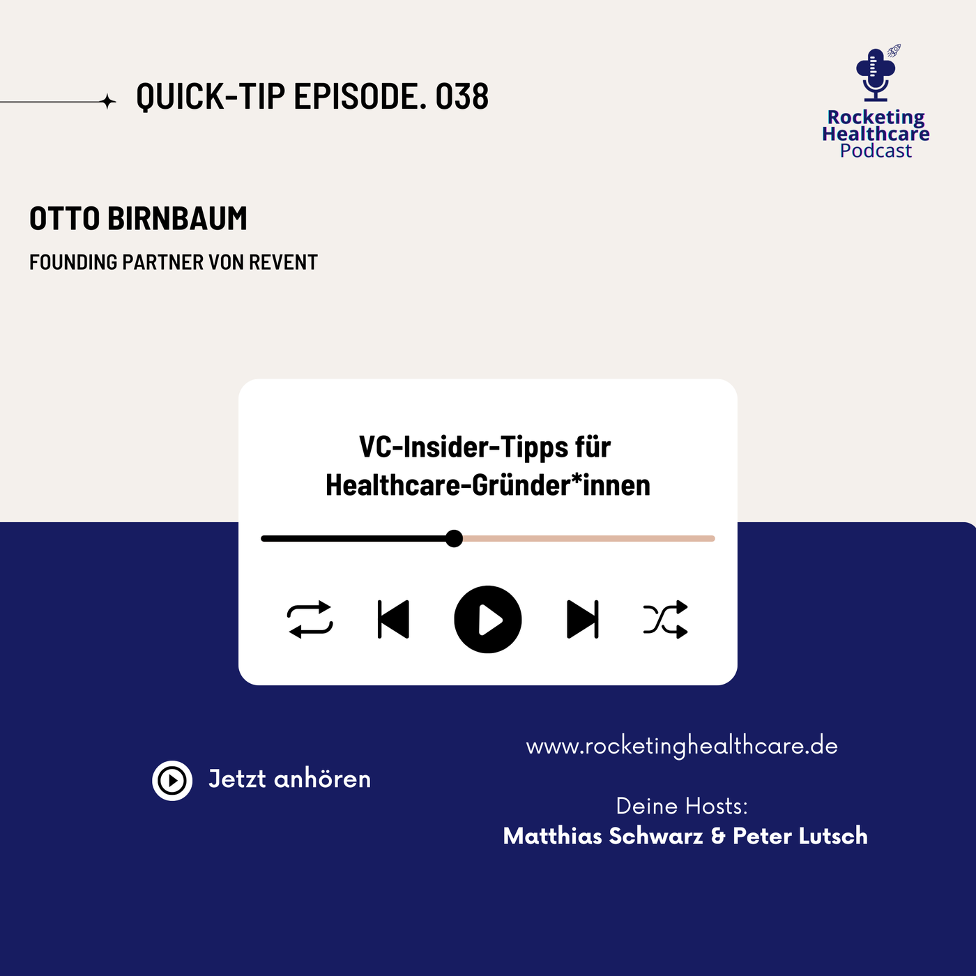QuickTips #38: Mit Otto Birnbaum, Founding Partner von Revent