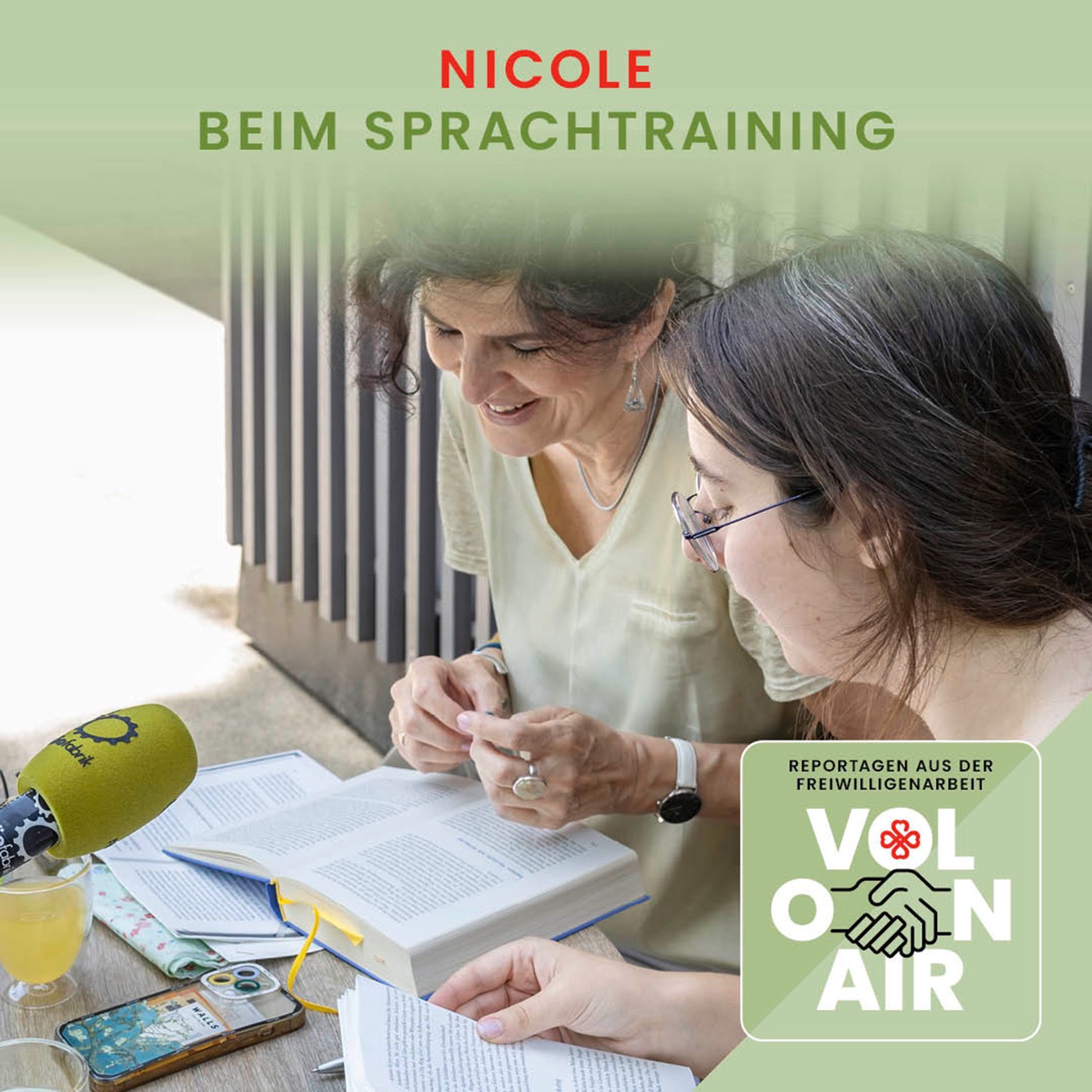 #2 Nicole beim Sprachtraining