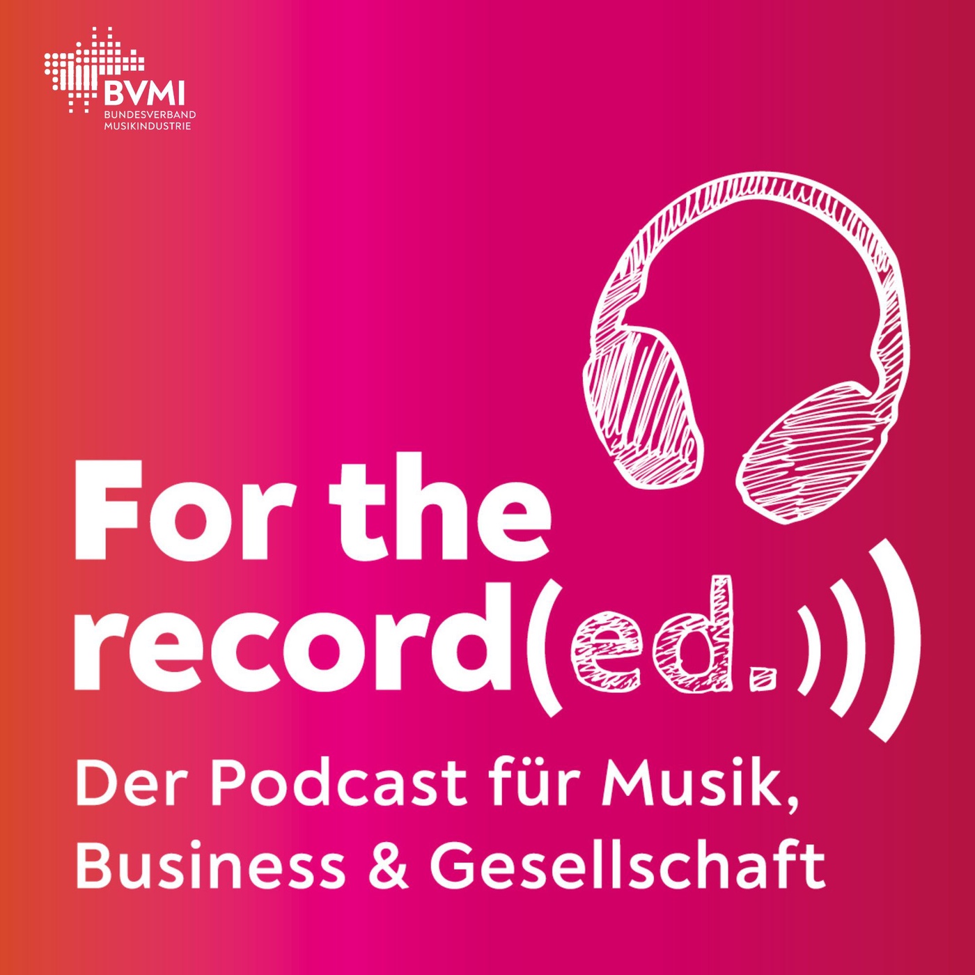 For the record(ed.) – Der Podcast für Musik, Business & Gesellschaft
