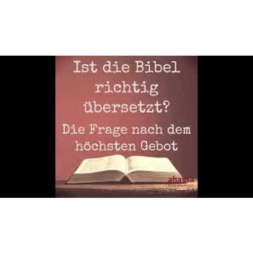 Die Frage nach dem höchsten Gebot