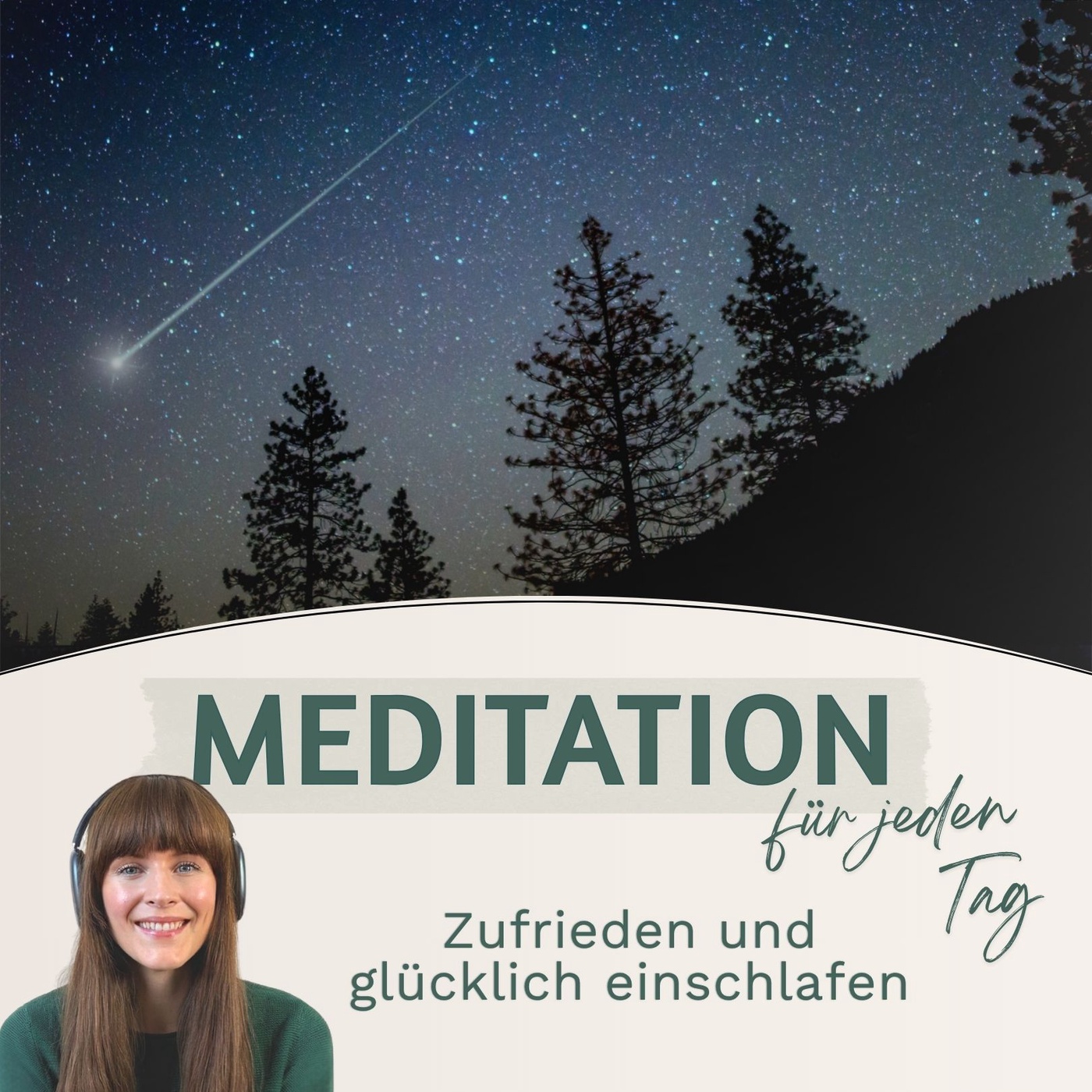 Gute Nacht Meditation // Zufrieden und glücklich einschlafen