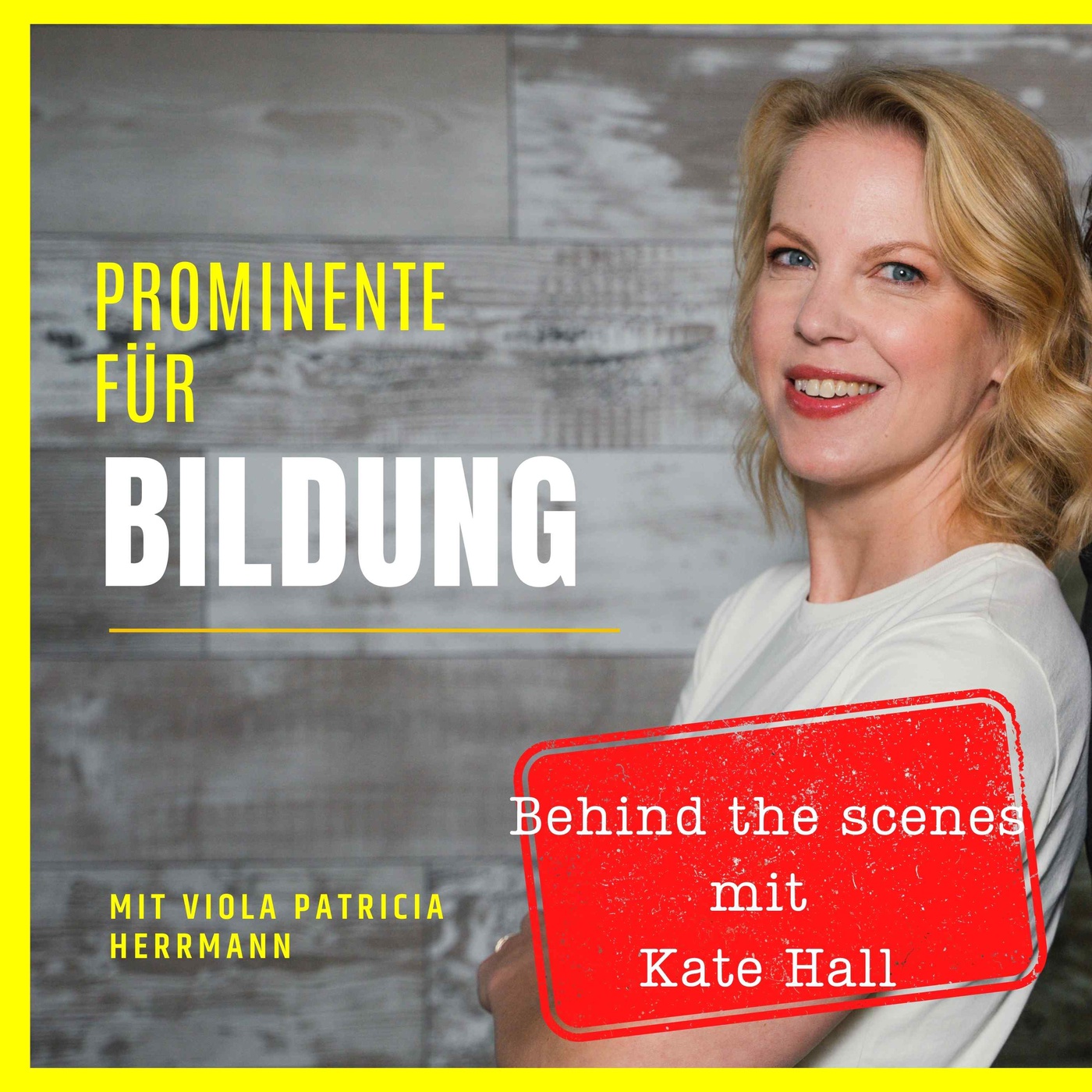 Behind the scenes mit Kate Hall