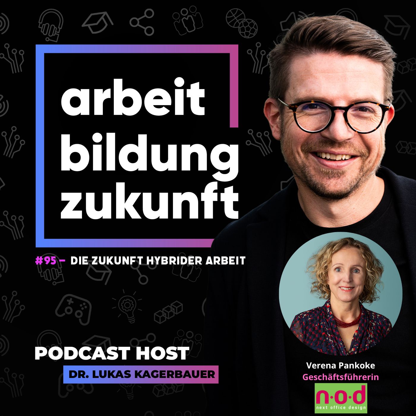 #ABZ 95 – Die Zukunft hybrider Arbeit – mit Verena Pankoke, Geschäftsführerin next office design