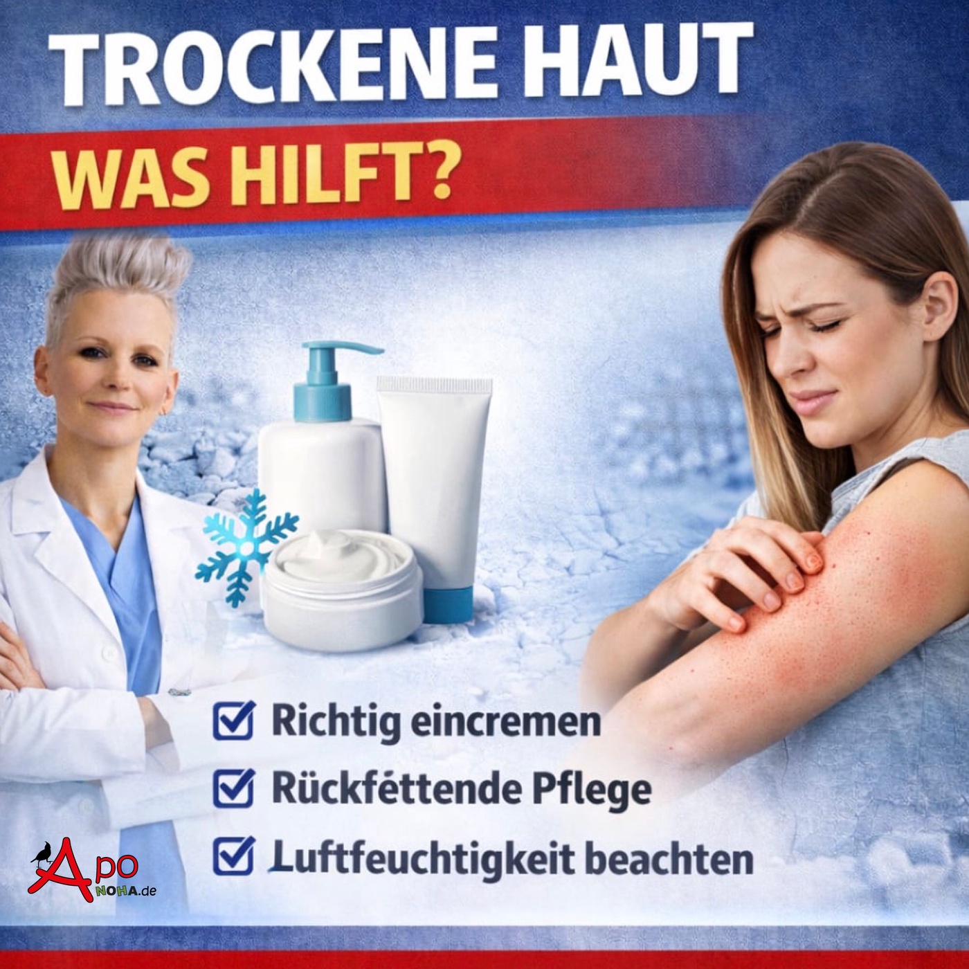 Trockene, juckende Haut im Winter – was hilft wirklich?