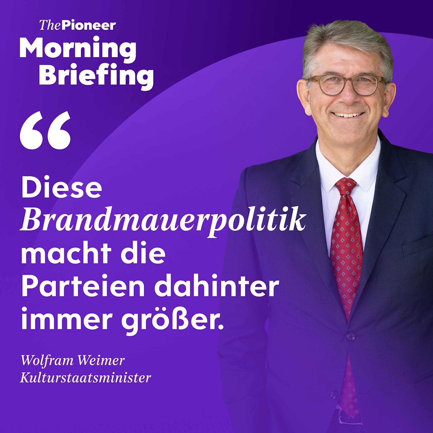 Brandmauern und politische Ränder | Wolfram Weimer im Gespräch | 30 Jahre Backstreet Boys