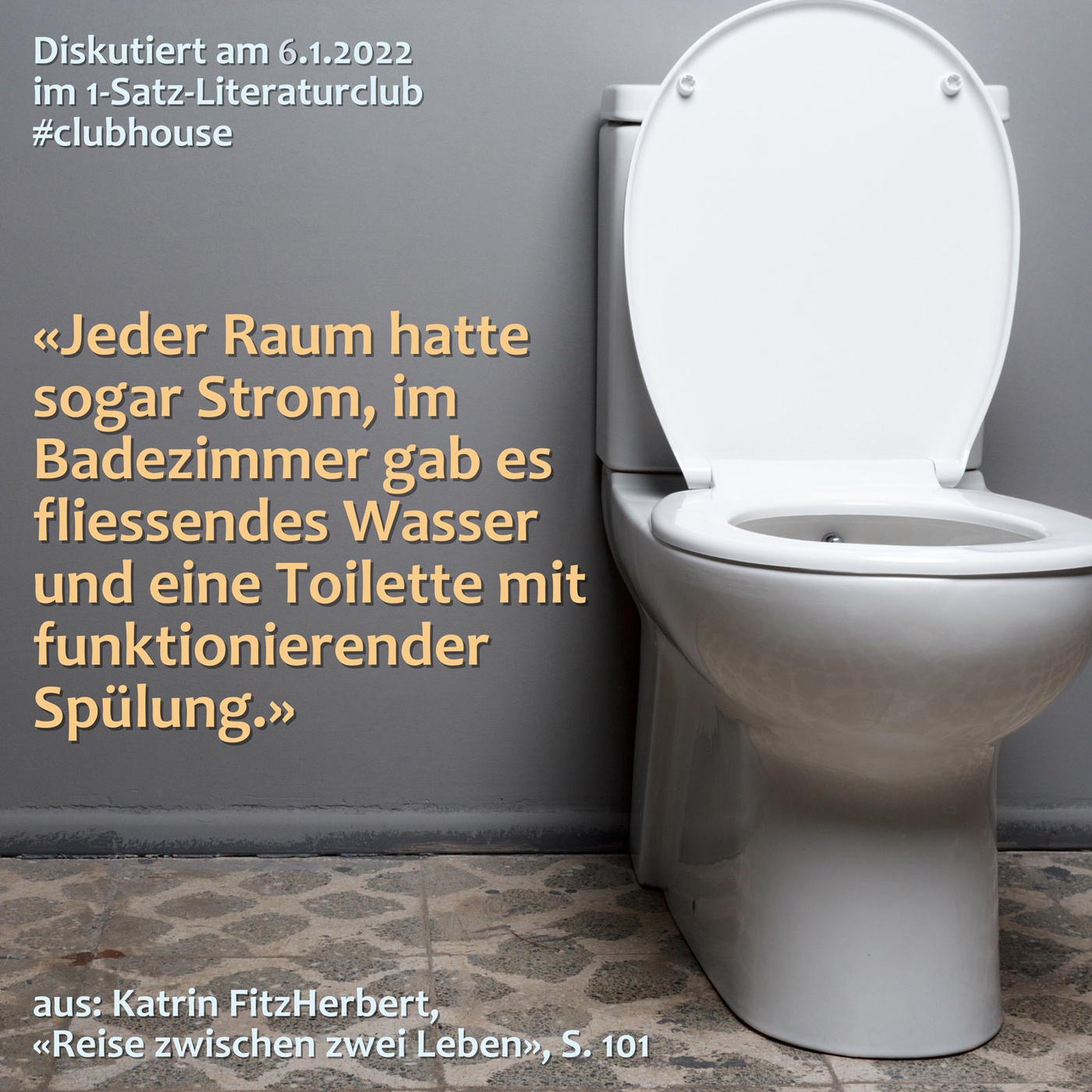 «Jeder Raum hatte sogar Strom, im Badezimmer gab es fliessendes Wasser und eine Toilette mit funktionierender Spülung.»