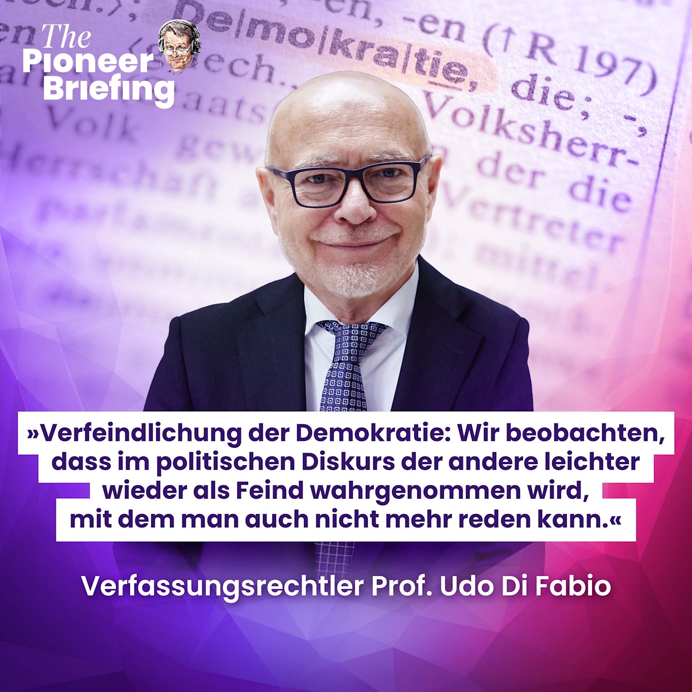 Udo Di Fabio über „Verfeindlichung“ der  Demokratie | Minneapolis | Merz und Meloni
