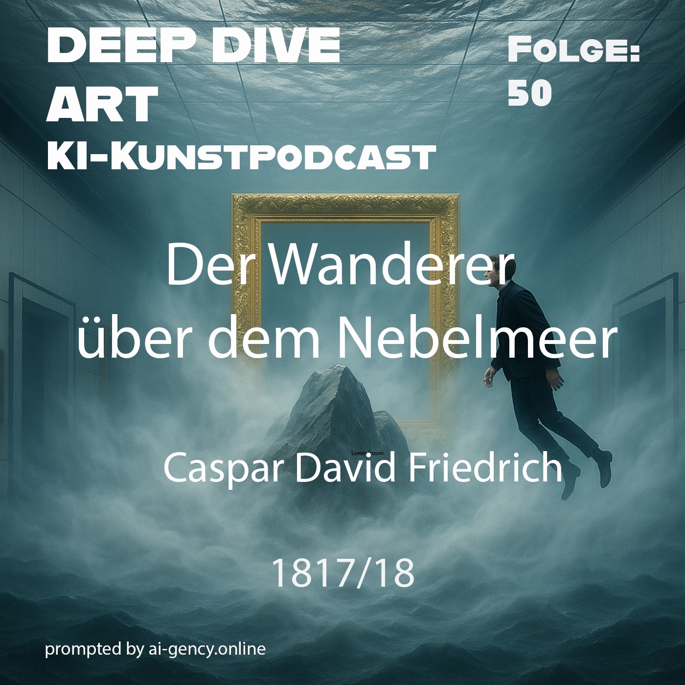 Der Wanderer über dem Nebelmeer // Caspar David Friedrich 