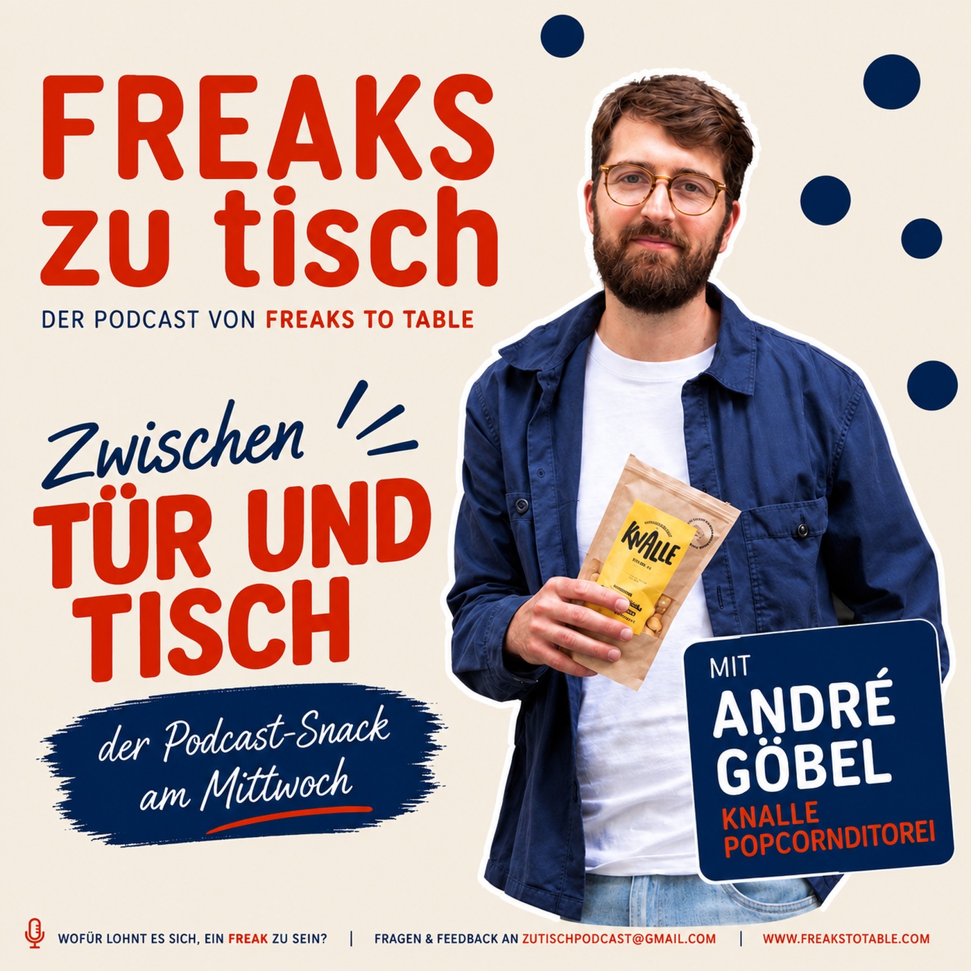 # 18 •  Zwischen Tür und Tisch mit André Göbel • Knalle Popkorditorei