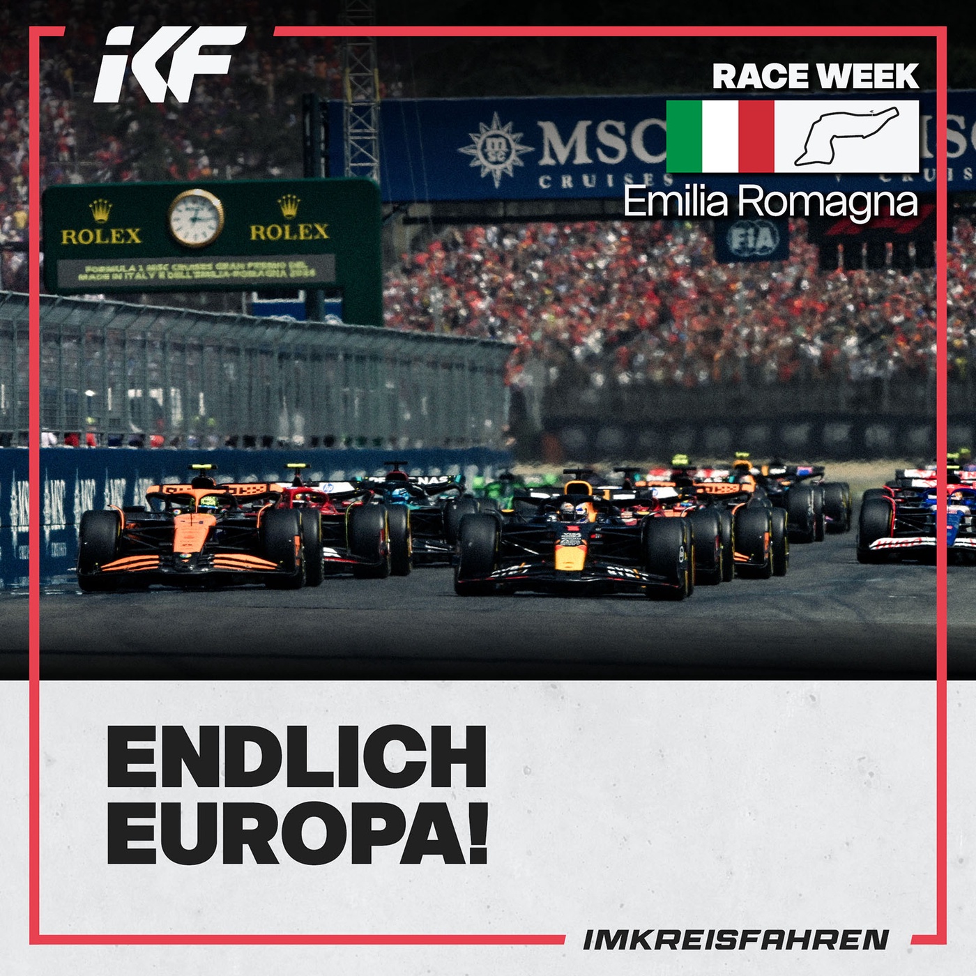 Endlich Europa! | race week Emilia Romagna