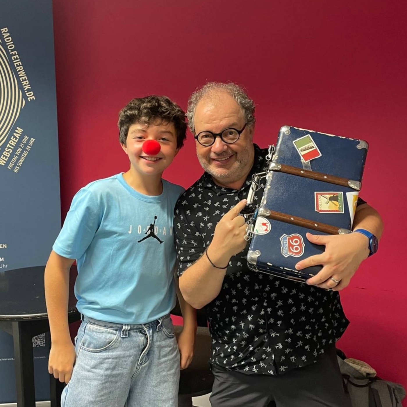 Achtung Lustig: Ein Clown im Studio