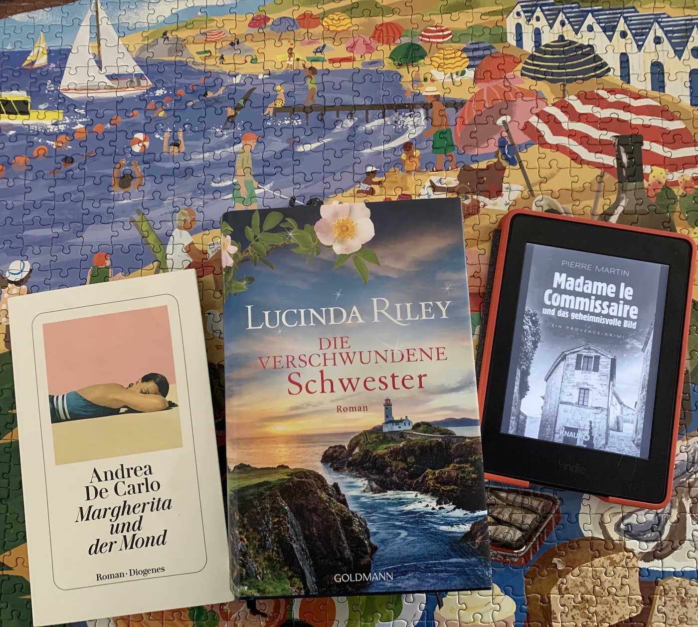 Urlaubsschmöker Teil 1: Riley's verschwundene Schwester, De Carlo's Margherita und Martin's Madame le Commissaire