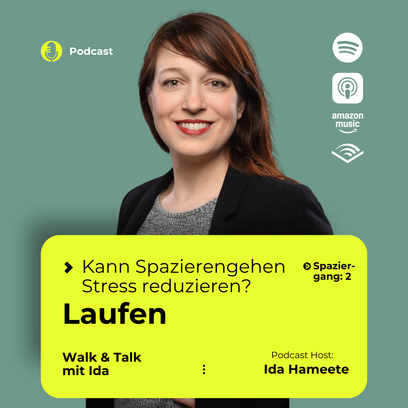 Laufen. Kann Spazierengehen Stress reduzieren?