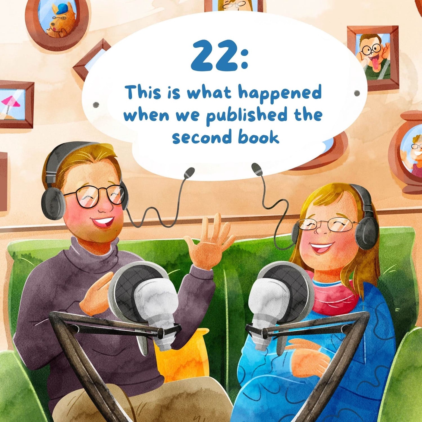This is what happened when we published the second book - Children and Books PodCast