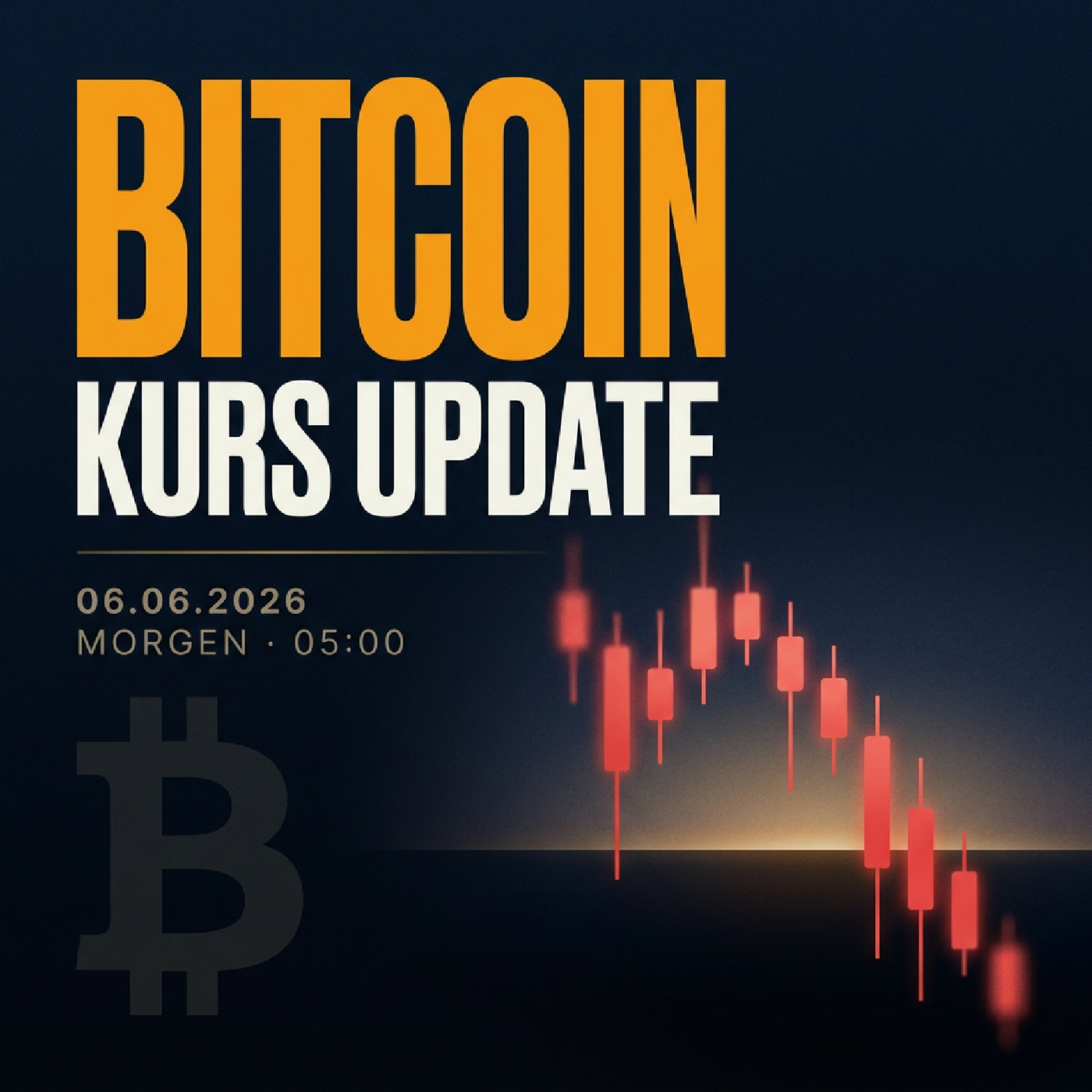 Bitcoin Kurs Morgen 06.06.2026: 52.894 € (-1.80 %)