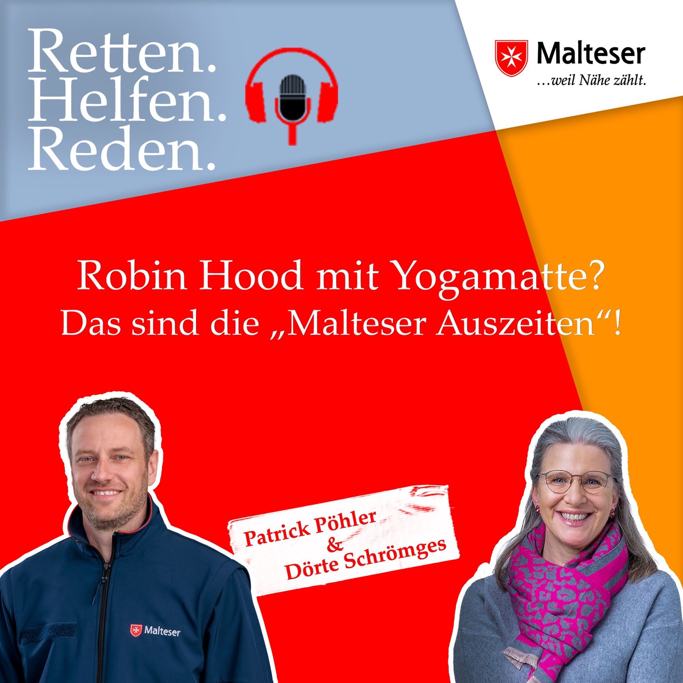 Unterwegs mit Pfeil und Bogen, Yogamatte oder Wanderstiefeln - Was sind die Malteser Auszeiten?