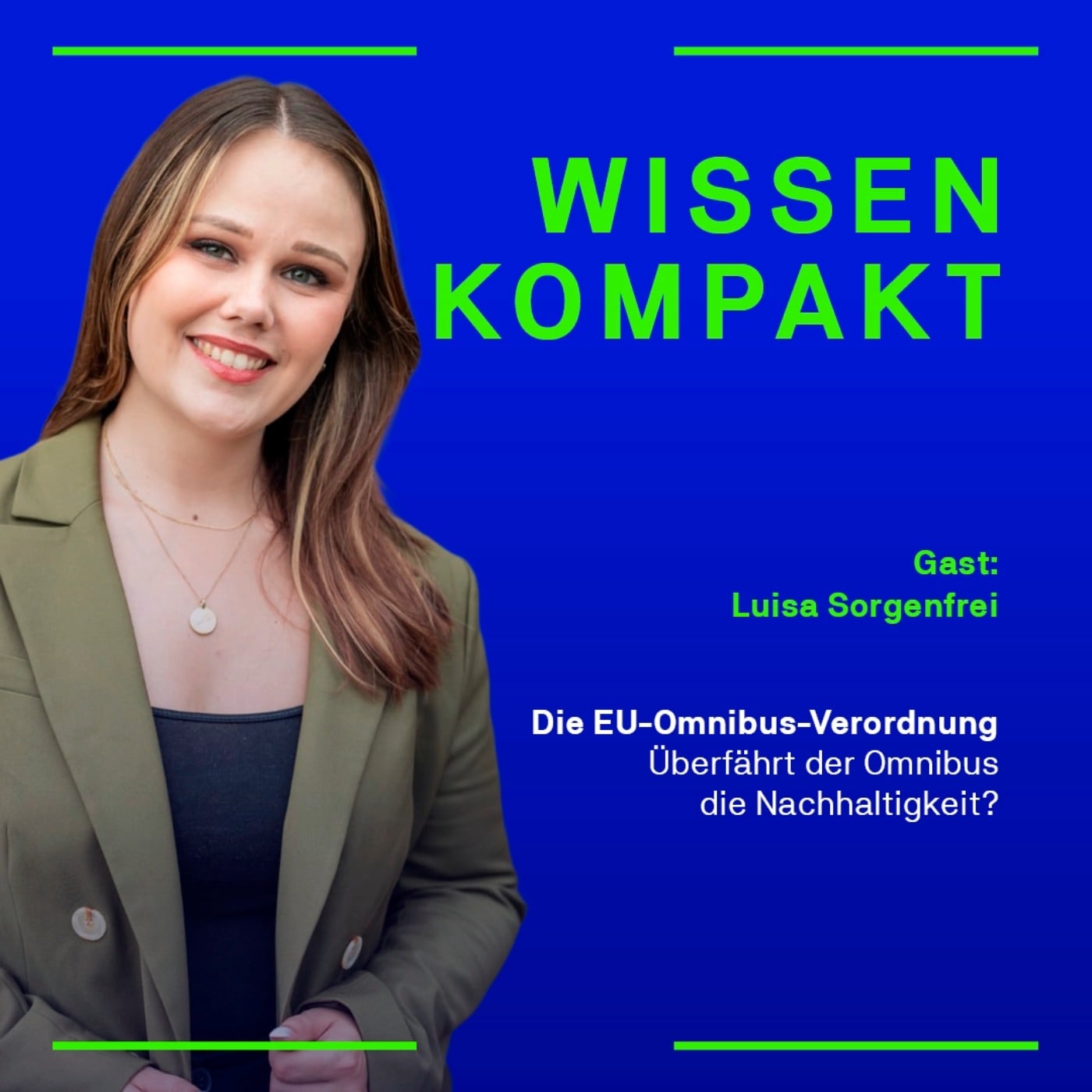 Überfährt der Omnibus die Nachhaltigkeit? Die EU-Omnibus-Verordnung im Fokus