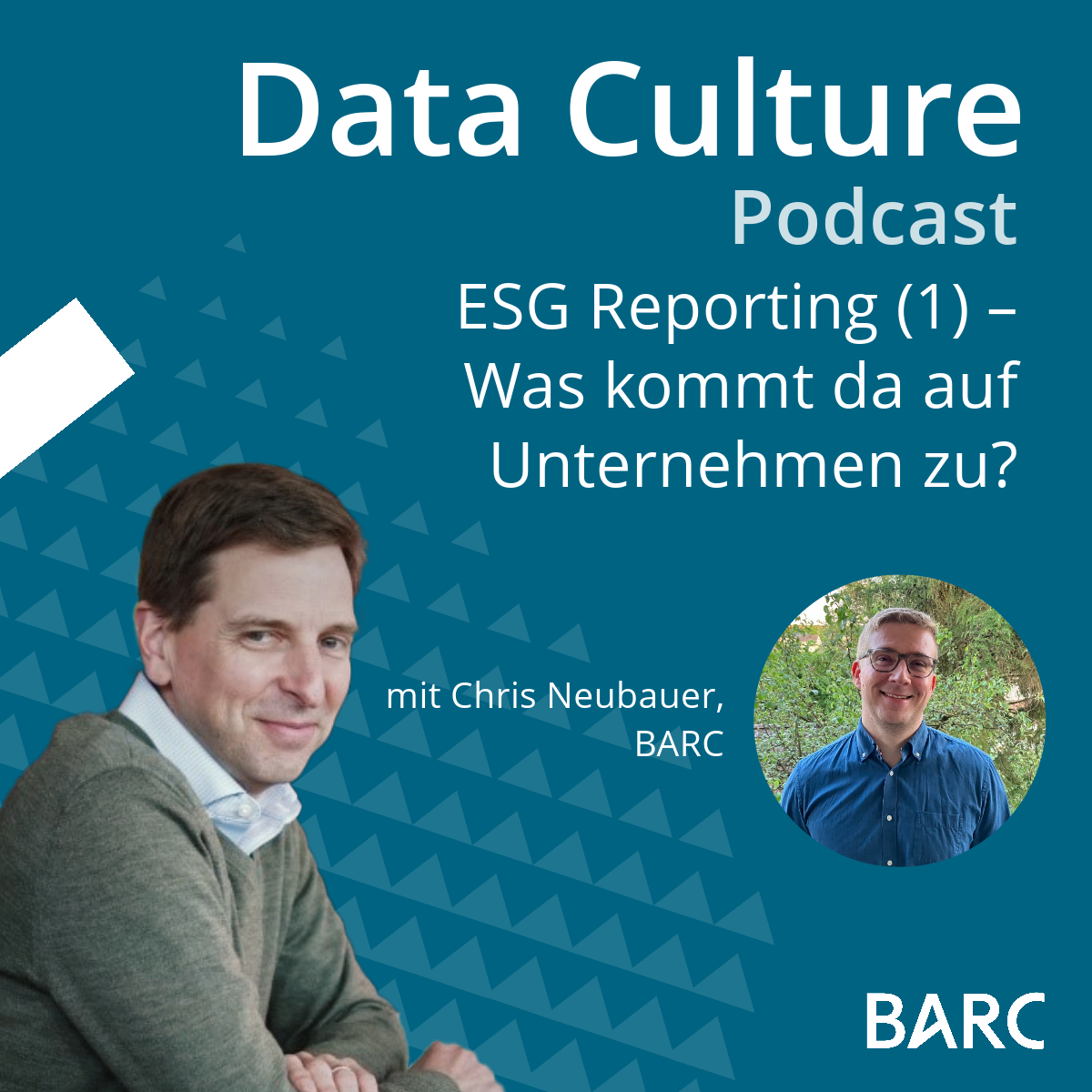 ESG Reporting (1) – Was kommt da auf Unternehmen zu? – mit Chris Neubauer, BARC