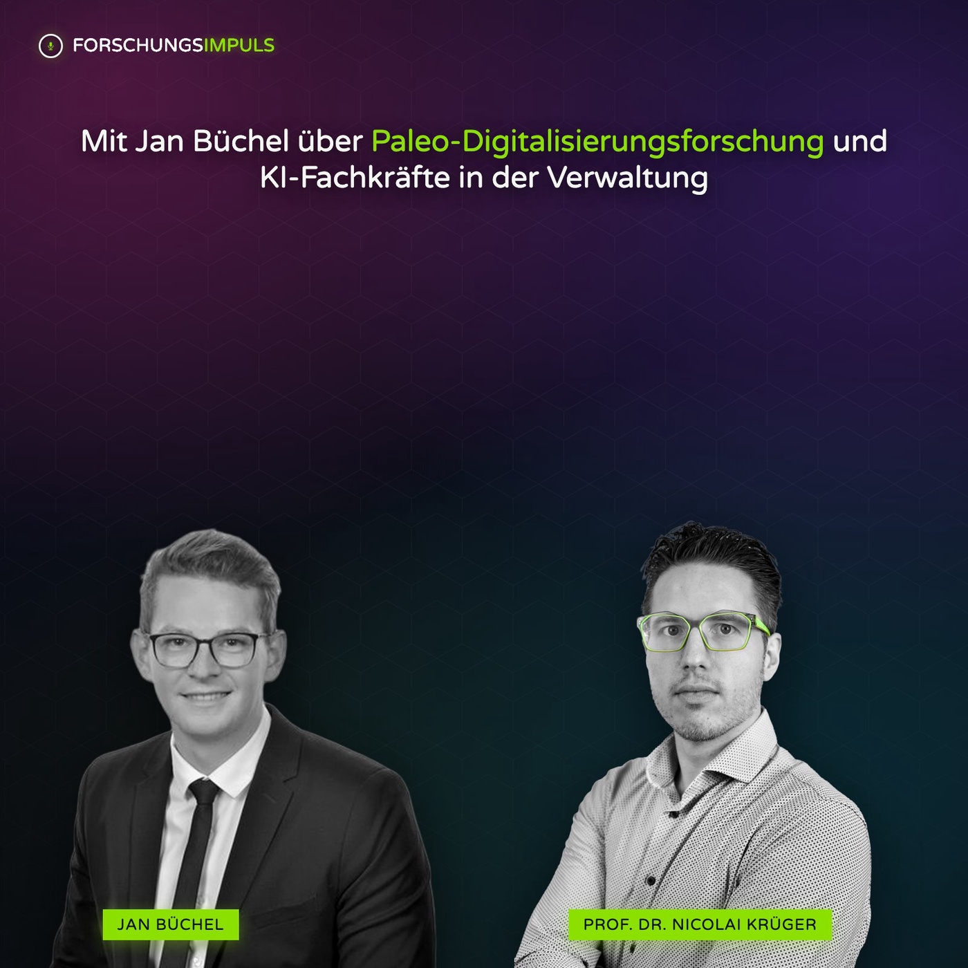 Mit Jan Büchel über Paleo-Digitalisierungsforschung und KI-Fachkräfte in der Verwaltung