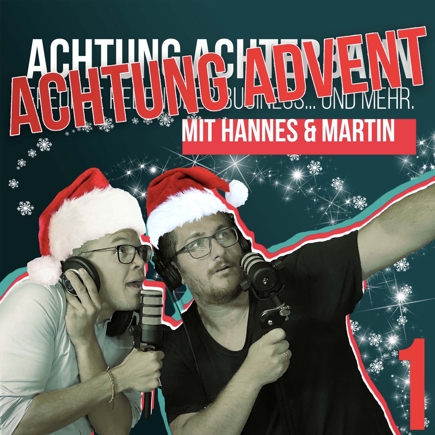 Achtung Advent #1 '21 - Her mit dem Schlittenführerschein! 🦌🛷🛂 | Rentier, Adventskalender, Rehe, Jäger, Kochen