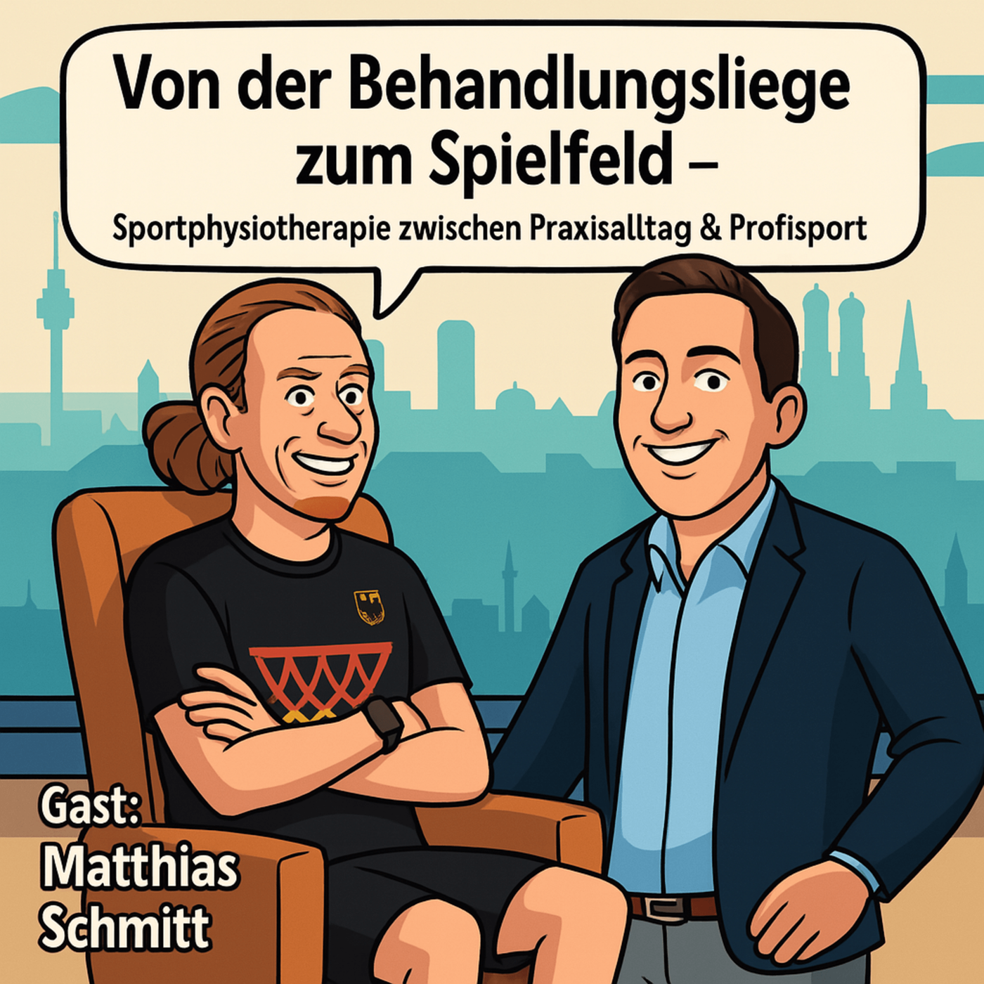 Von der Behandlungsliege zum Spielfeld – Sportphysiotherapie zwischen Praxisalltag & Profisport mit Matthias Schmitt