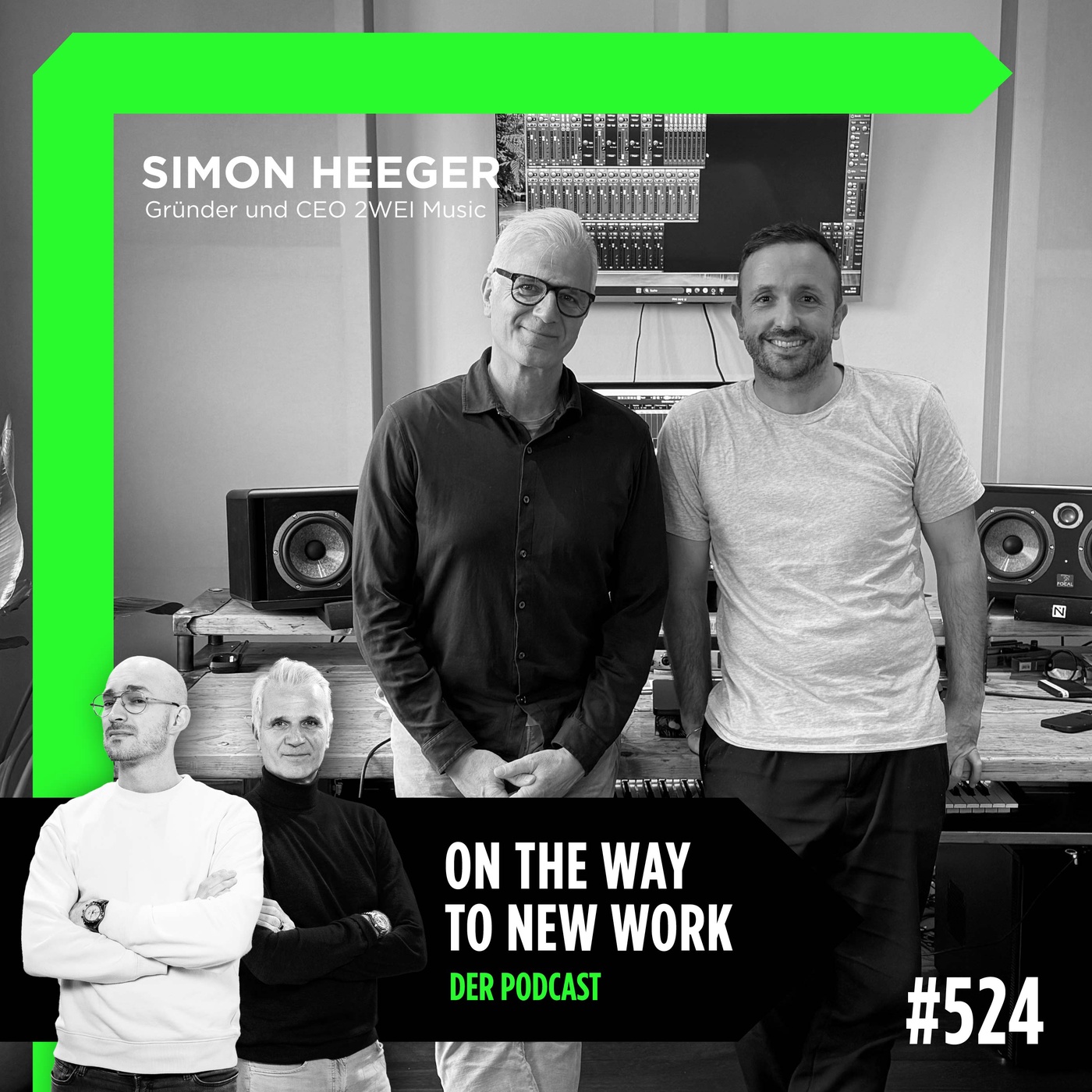 #524 Simon Heeger | Gründer und CEO 2WEI Music | Musiker, Komponist für Film, Werbung und mehr