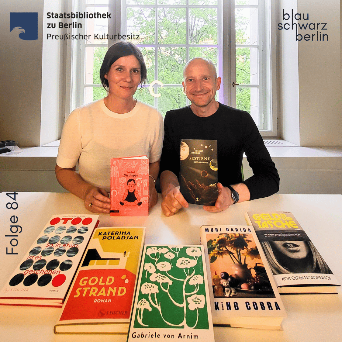 blauschwarzberlin. Der Literaturpodcast Folge #84 Mai 2026