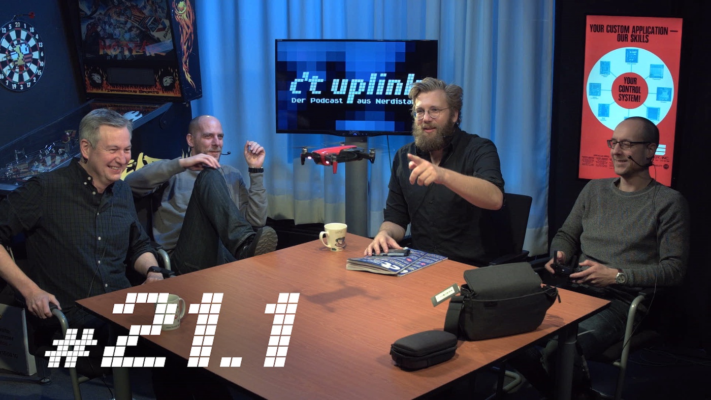 c't uplink 21.1: Drohne DJI Mavic Air, kostenloser Videoschnitt, Affiliate-Abzocke