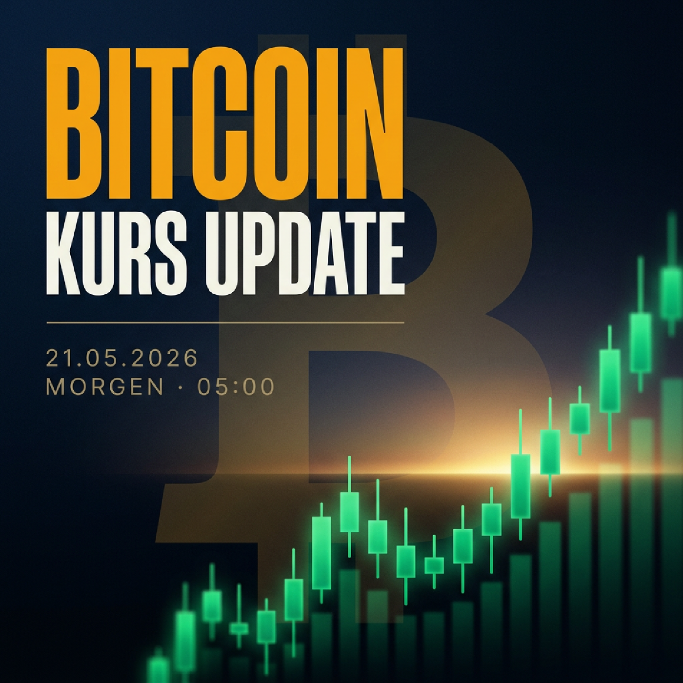 Bitcoin Kurs Morgen 21.05.2026: 67.058 € (+1.51 %)