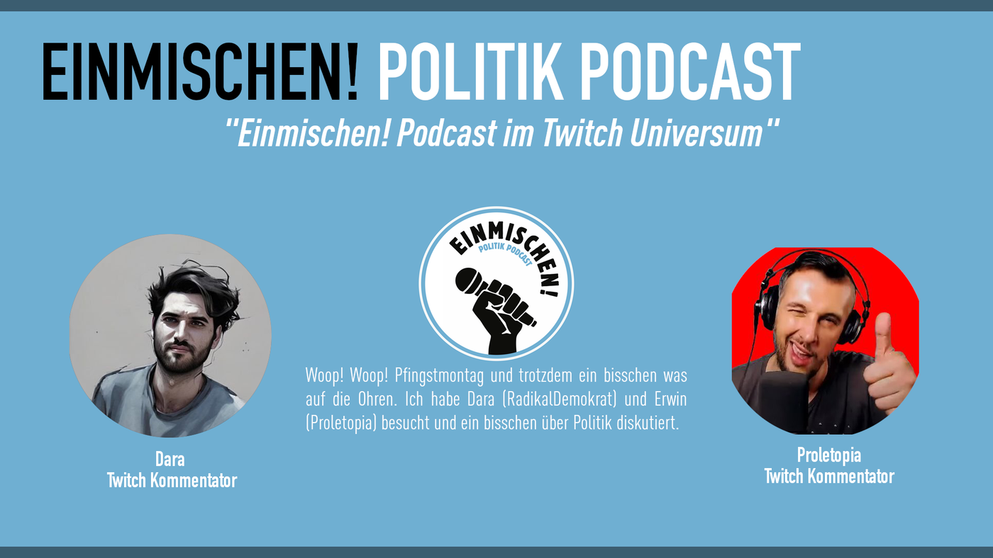 Einmischen! Podcast im Twitch Universum