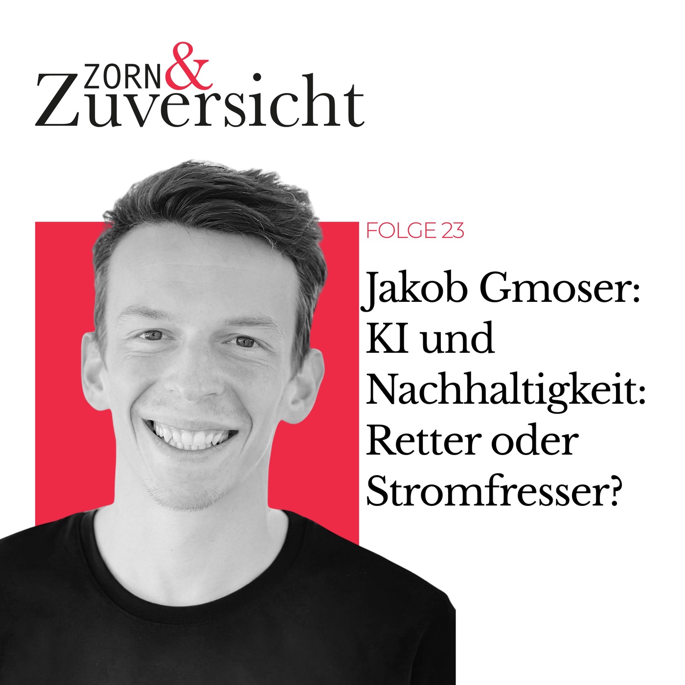 Jakob Gmoser: KI und Nachhaltigkeit: Retter oder Stromfresser? - Folge 23