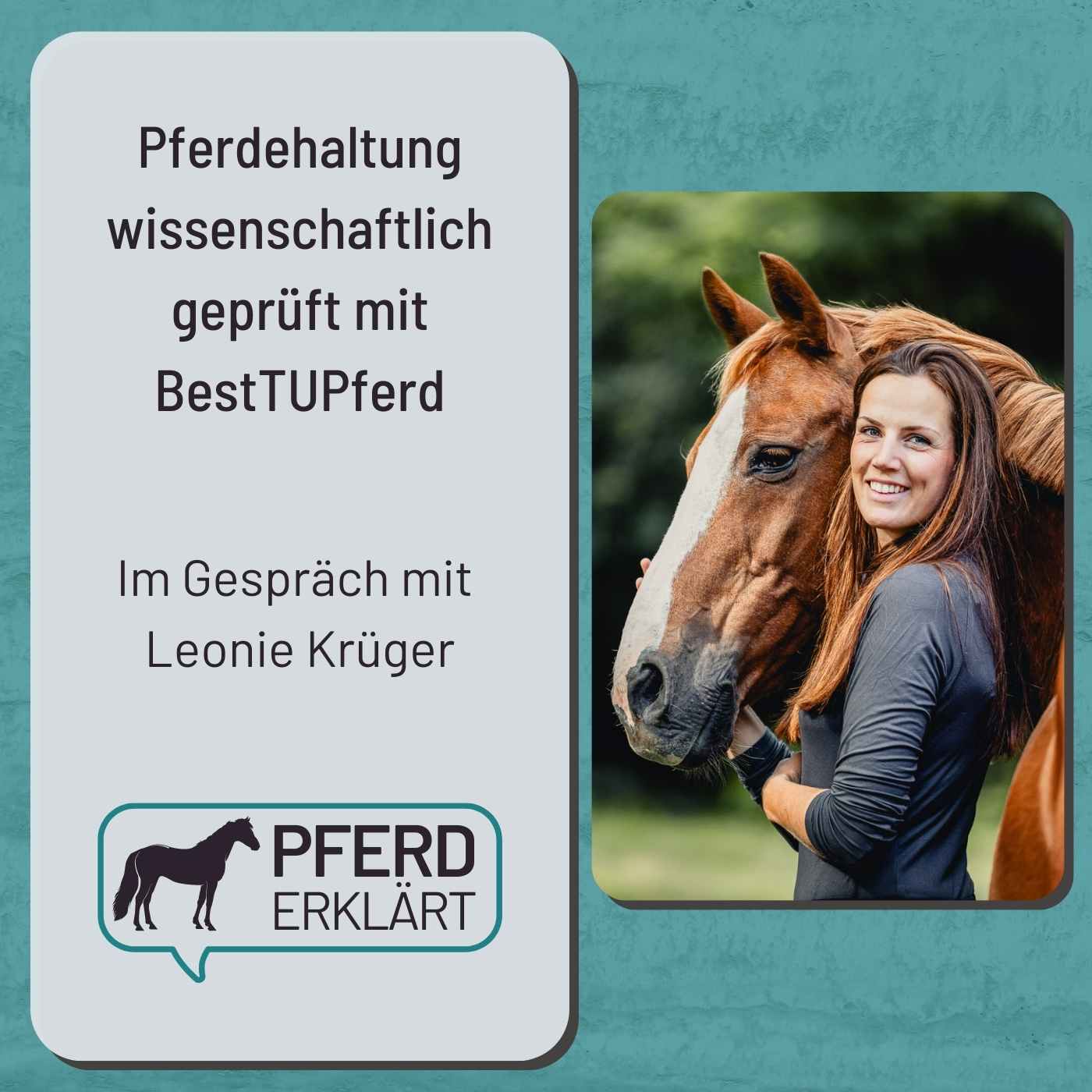 Wissenschaftliche Beurteilung von Pferdehaltung mit BestTUPferd. Im Gespräch mit Leonie Krüger