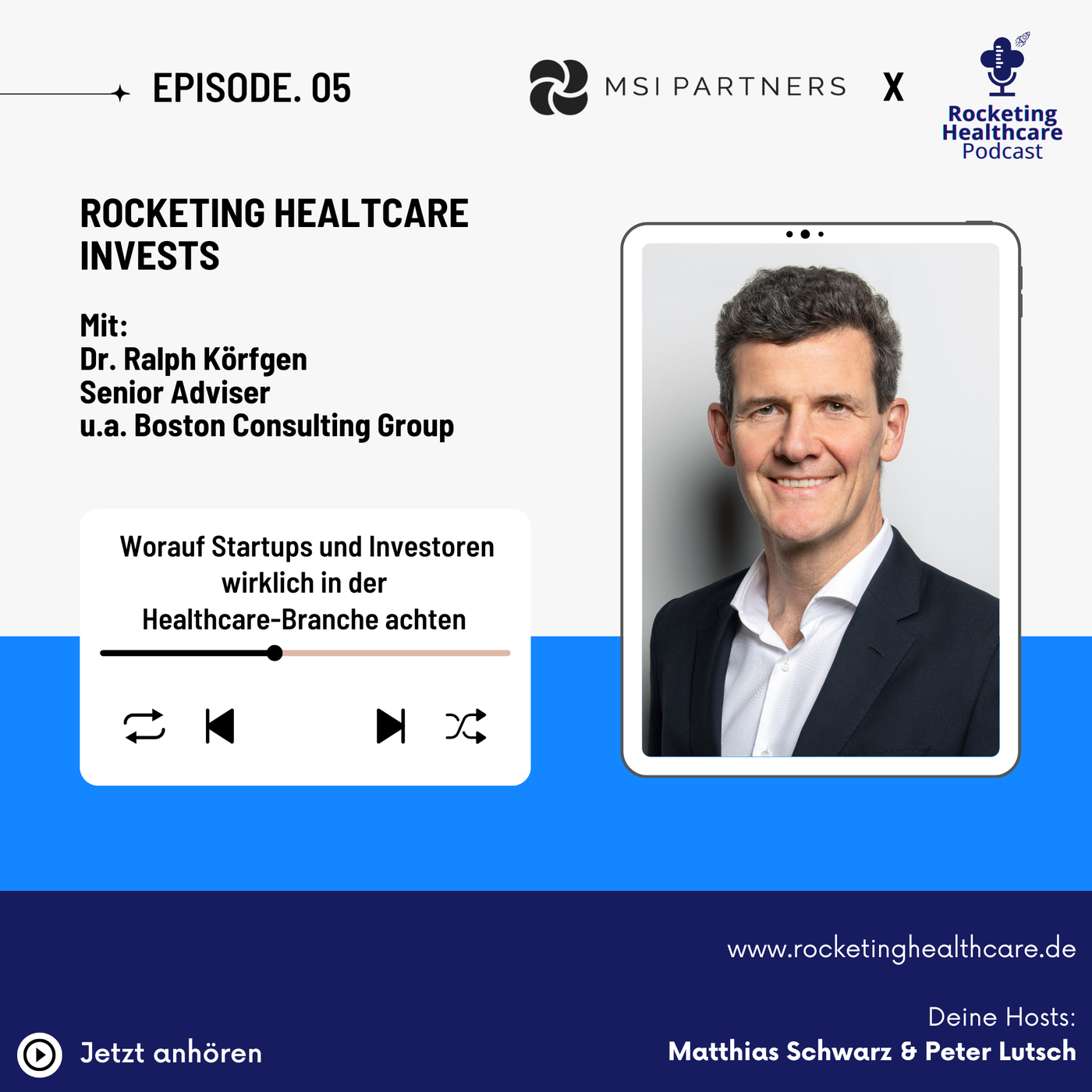 RHC Invests 05: Worauf Startups und Investoren wirklich in der  Healthcare-Branche achten